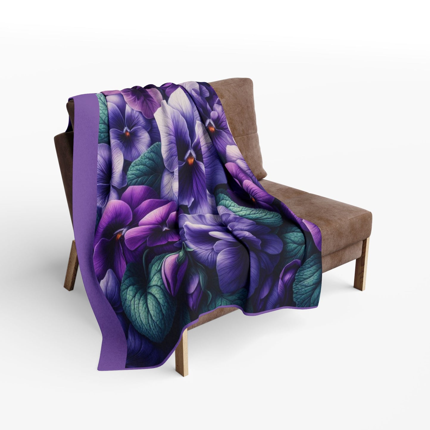 Vibrant Floral Fleece Blanket | Cozy Throw for Home Decor, Gift for Her, Flower Lover, Spring Decor, Lightweight Blanket