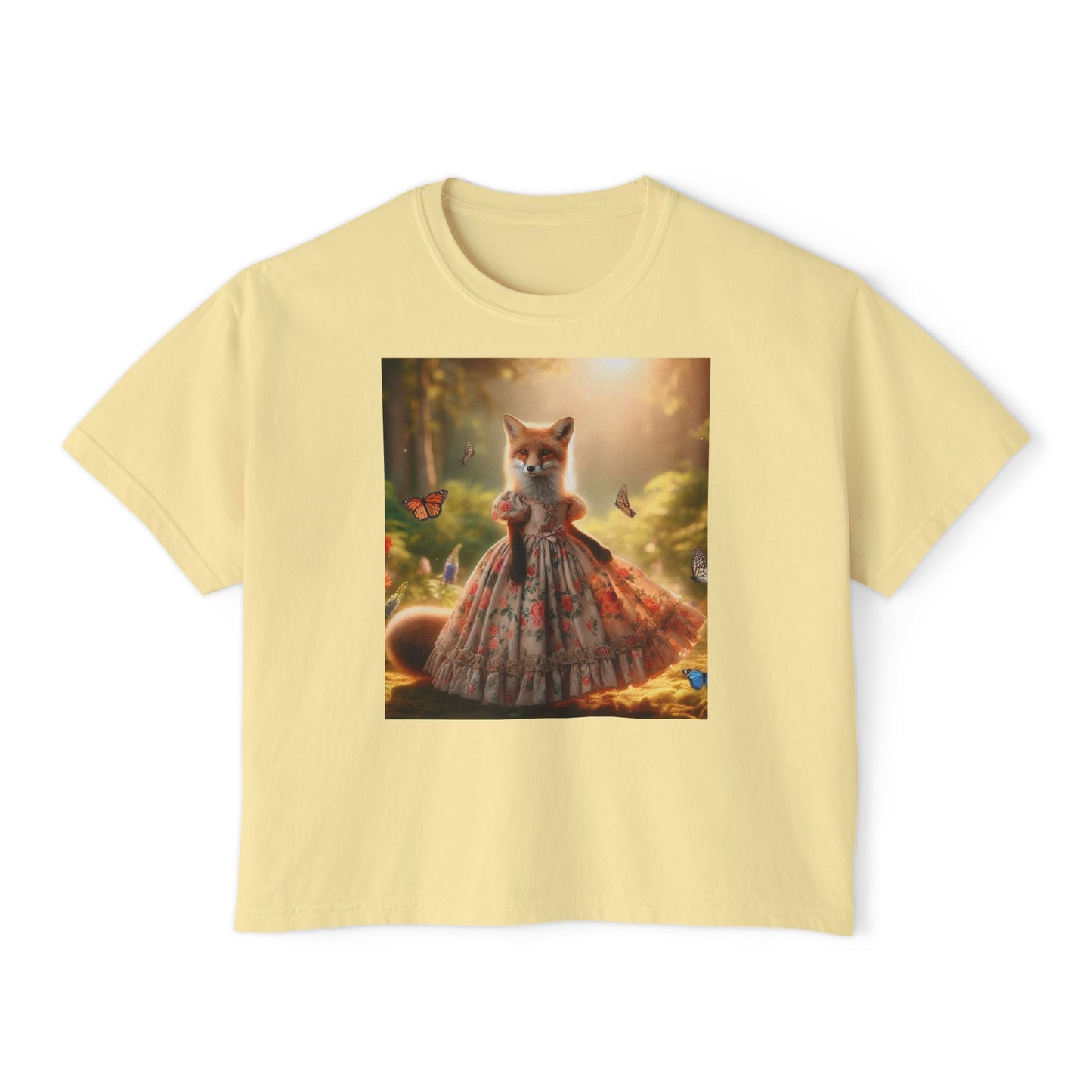 Foxy Lady Short T for women- Boxy Tee for Chicks