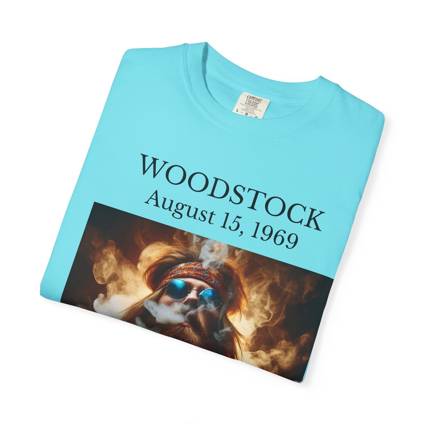 Woodstock 1969 Unisex Garment-Dyed T-shirt - Retro Festival Tee