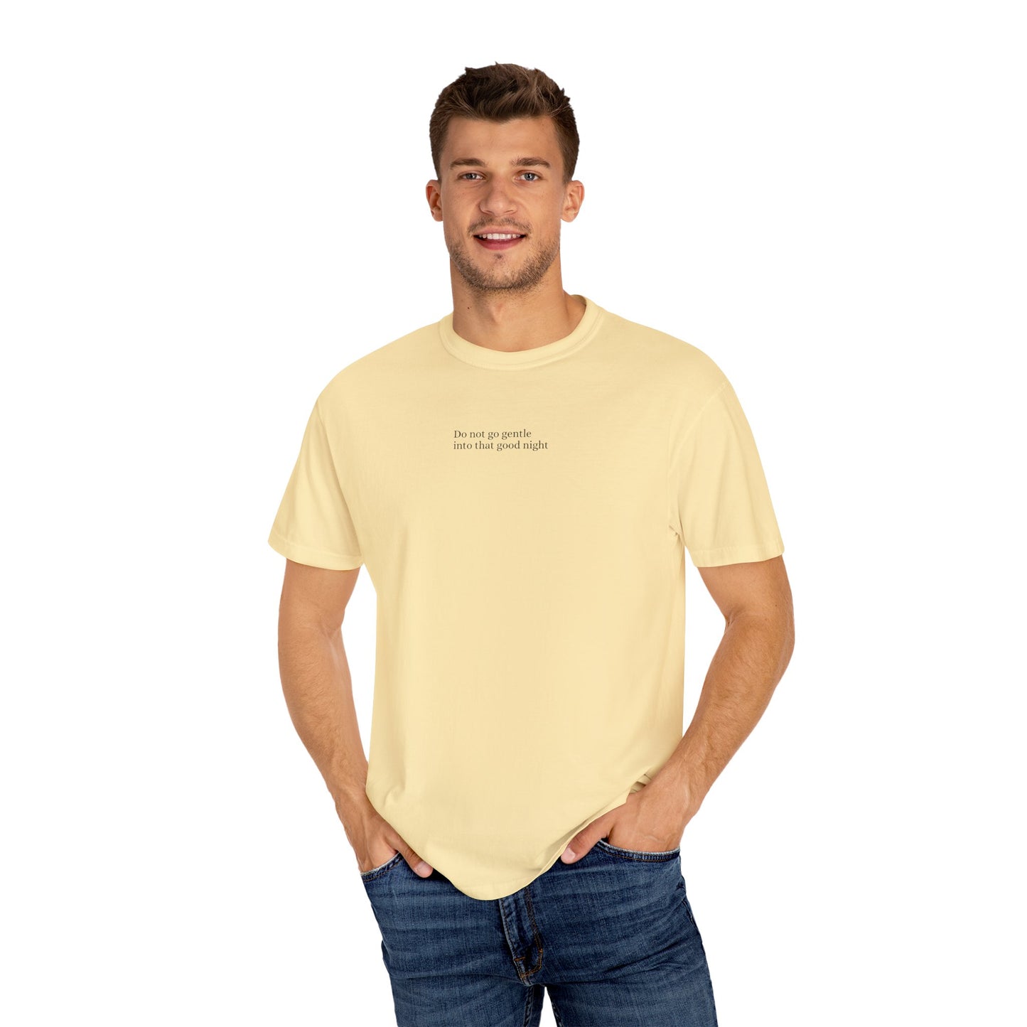 Dylan Thomas Unisex Garment-Dyed T-Shirt - "Rage Against the Dying Light"
