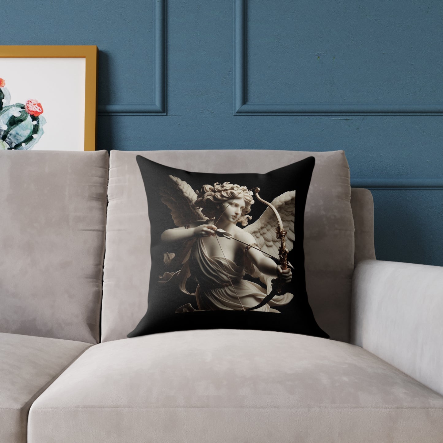 Cupid Square Poly Canvas Pillow