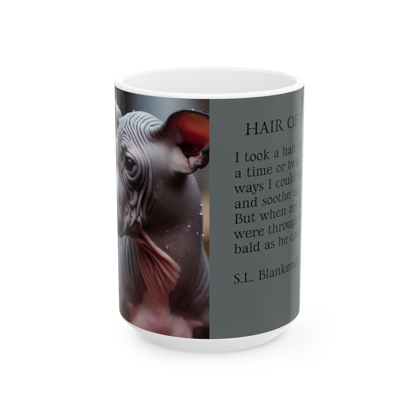 Hangover humor 'hair of the dog' Coffee mug - Unique Gift for Coffee Lovers