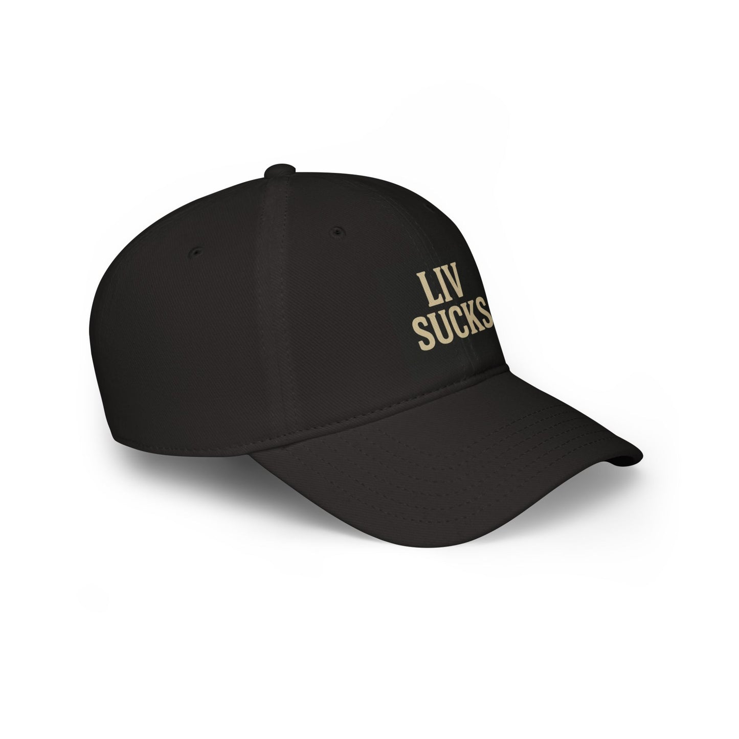 Baseball Cap with 'LIV SUCKS' Design, Casual Summer Hat, Gift for Sports Fans, Everyday Wear, Unisex Cap
