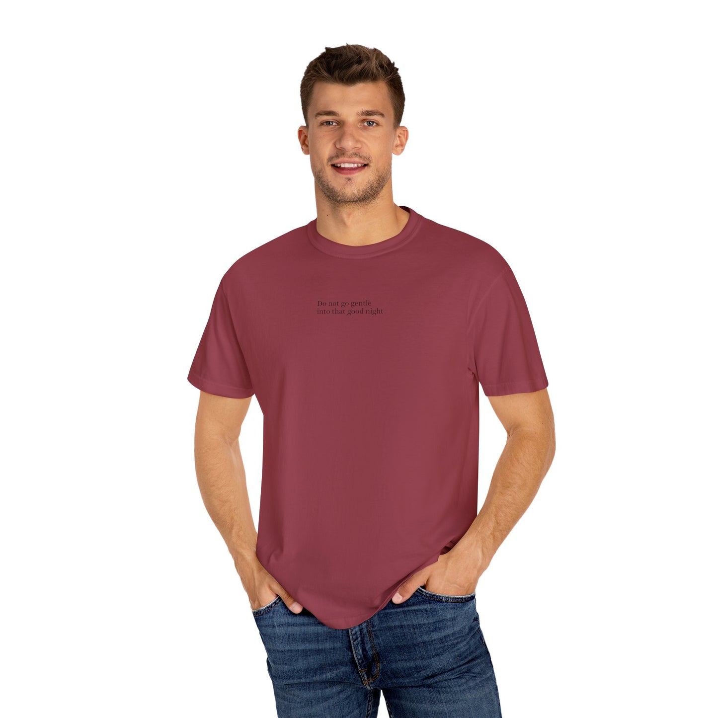 Dylan Thomas Unisex Garment-Dyed T-Shirt - "Rage Against the Dying Light"