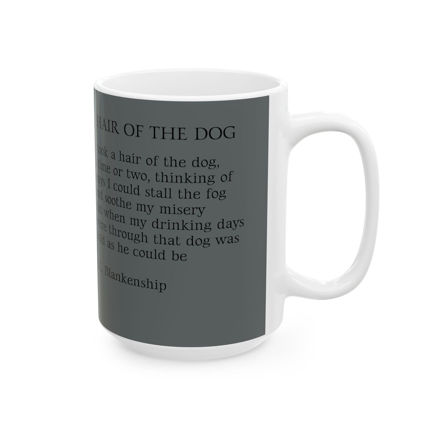 Hangover humor 'hair of the dog' Coffee mug - Unique Gift for Coffee Lovers
