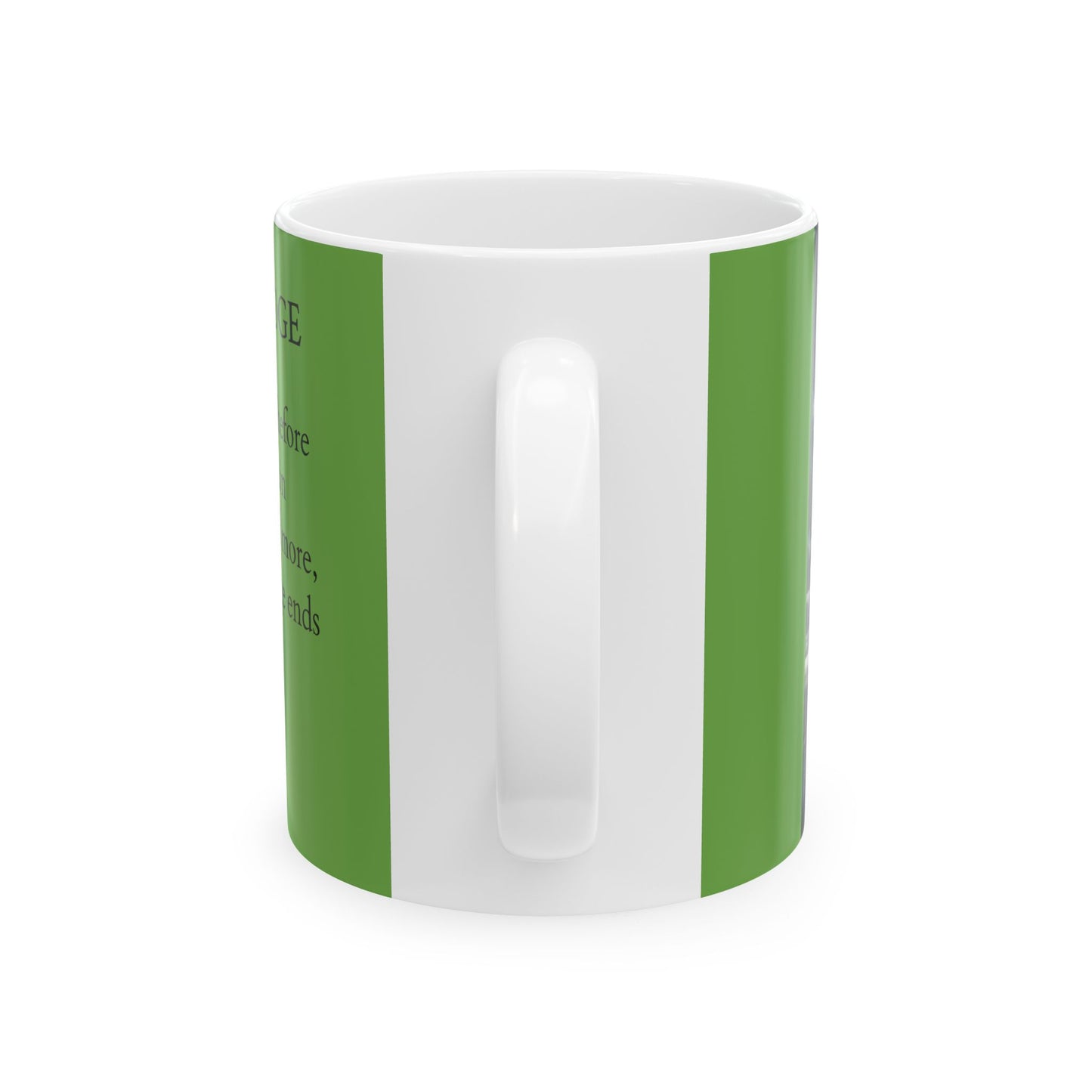 Soldier's only Mug - Heartfelt Gift for Veterans, Motivational Coffee Cup, Perfect for Memorials, Military Love, Home Decor