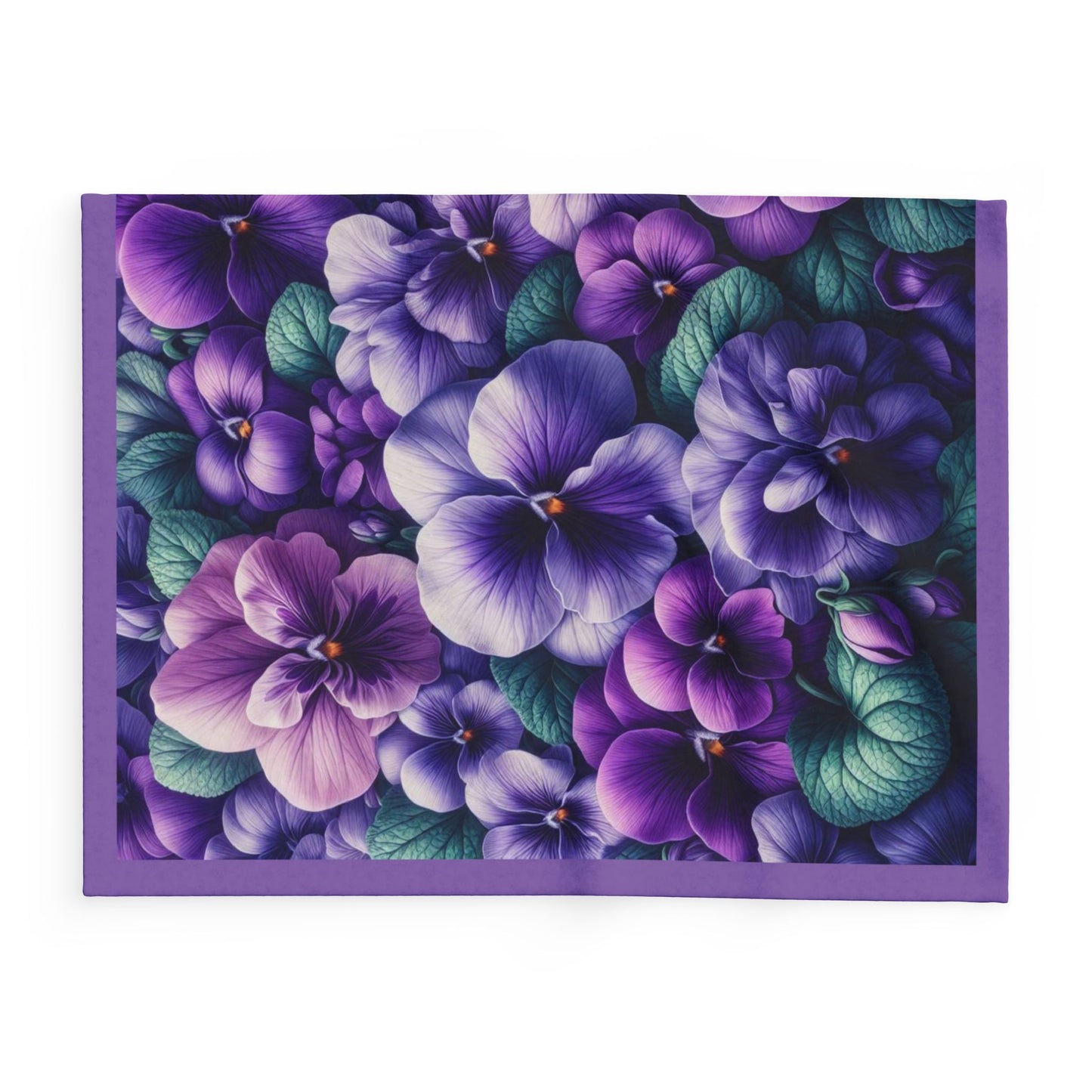 Vibrant Floral Fleece Blanket | Cozy Throw for Home Decor, Gift for Her, Flower Lover, Spring Decor, Lightweight Blanket