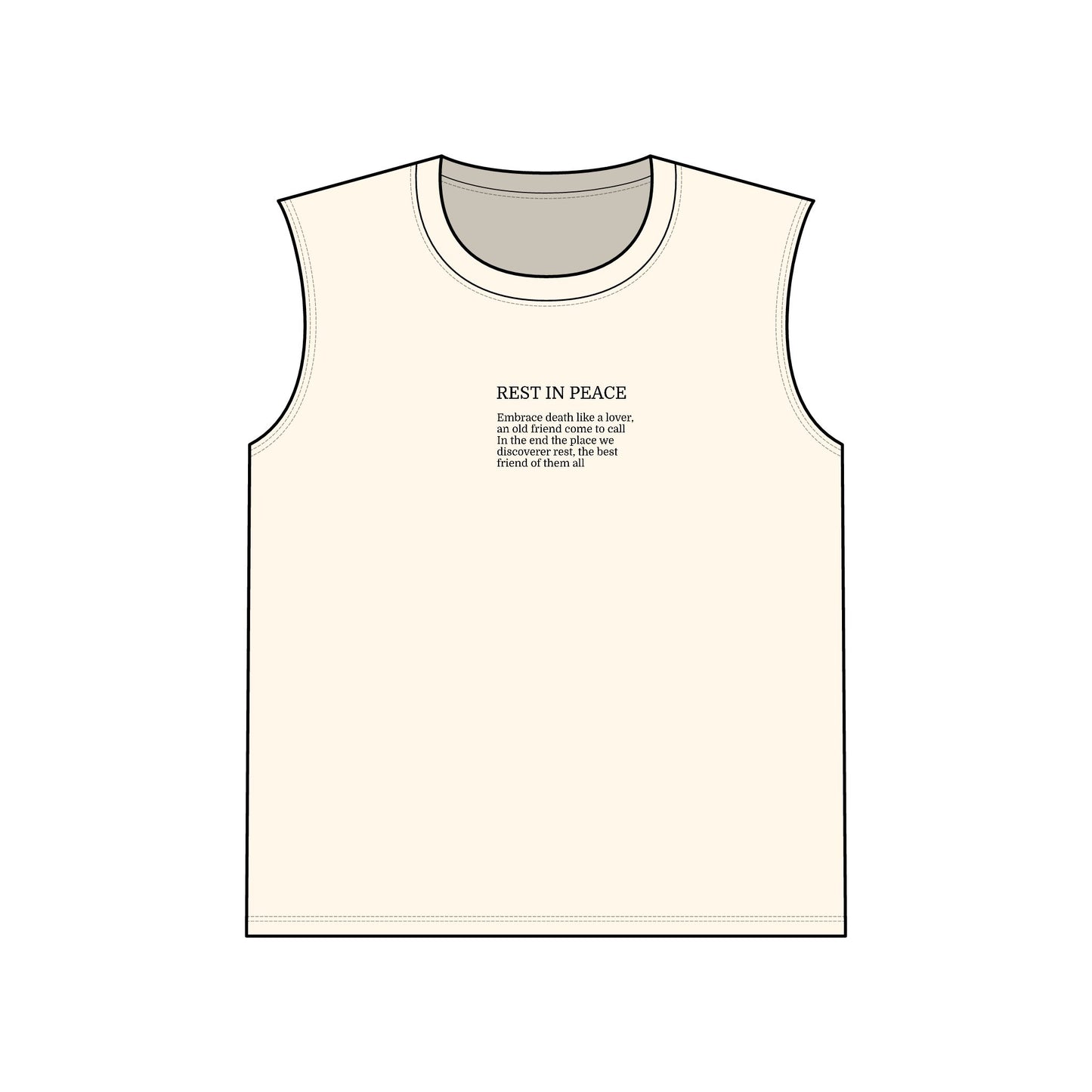 Rest in Peace Jersey Muscle Tank