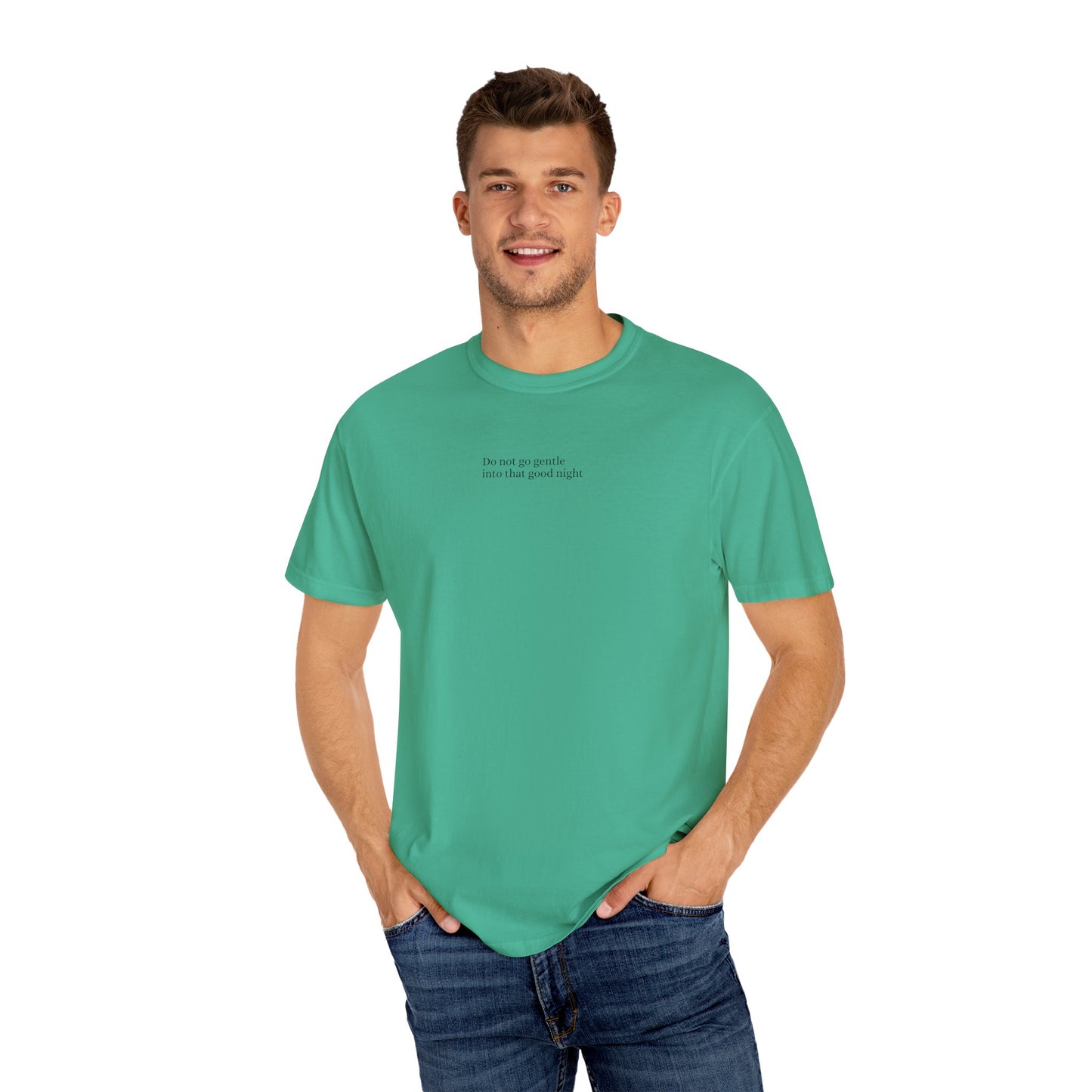 Dylan Thomas Unisex Garment-Dyed T-Shirt - "Rage Against the Dying Light"