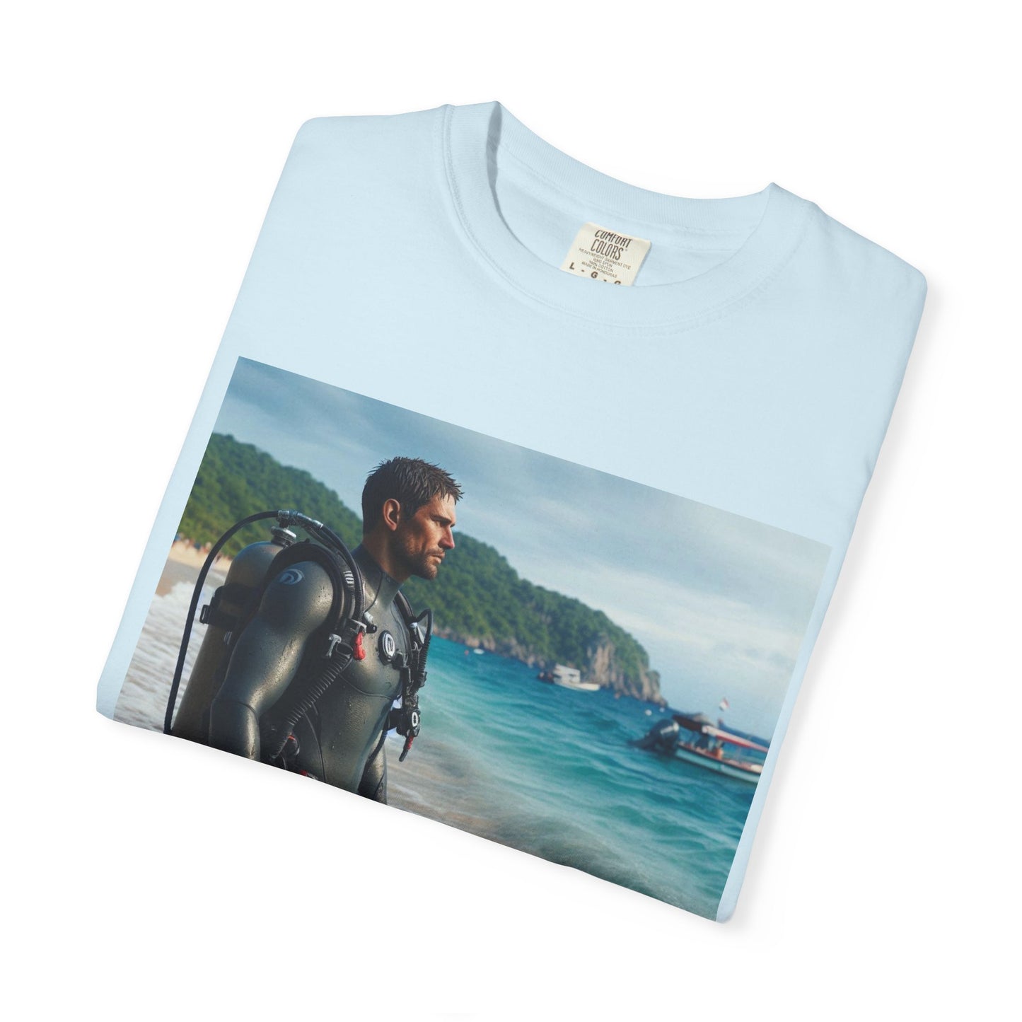 Diving Enthusiast T-Shirt, Scuba Dive Shirt, Summer Vacation Tee, Beachwear Gift, Ocean Lover Apparel, Dive Dive Dive Design