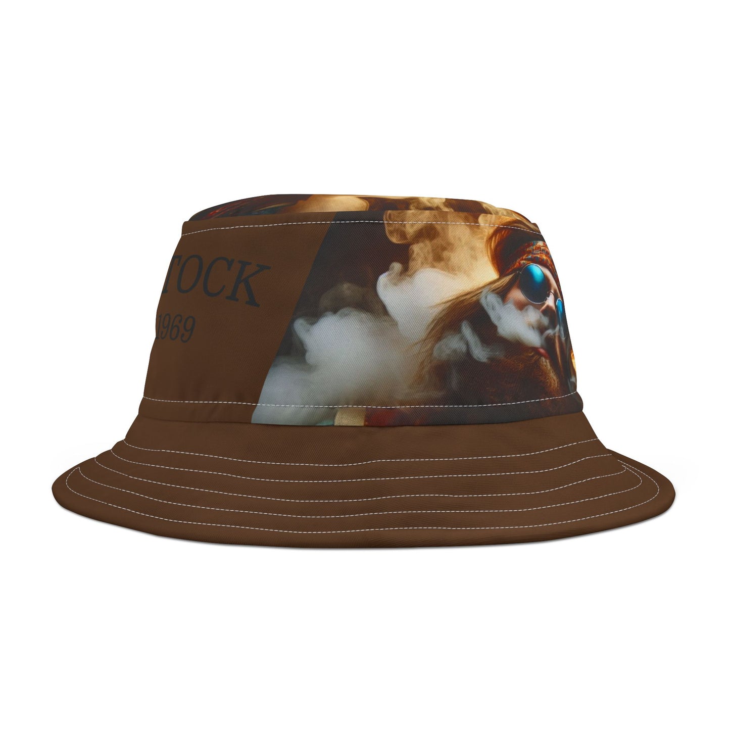 Woodstock Festival Bucket Hat - Vintage 1969 Design