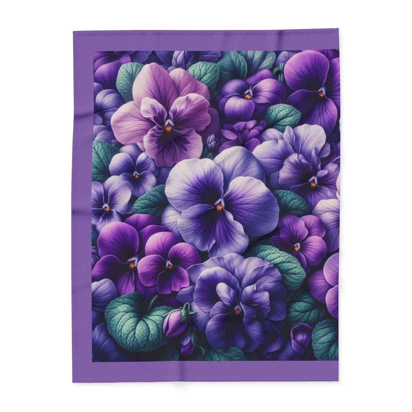 Vibrant Floral Fleece Blanket | Cozy Throw for Home Decor, Gift for Her, Flower Lover, Spring Decor, Lightweight Blanket