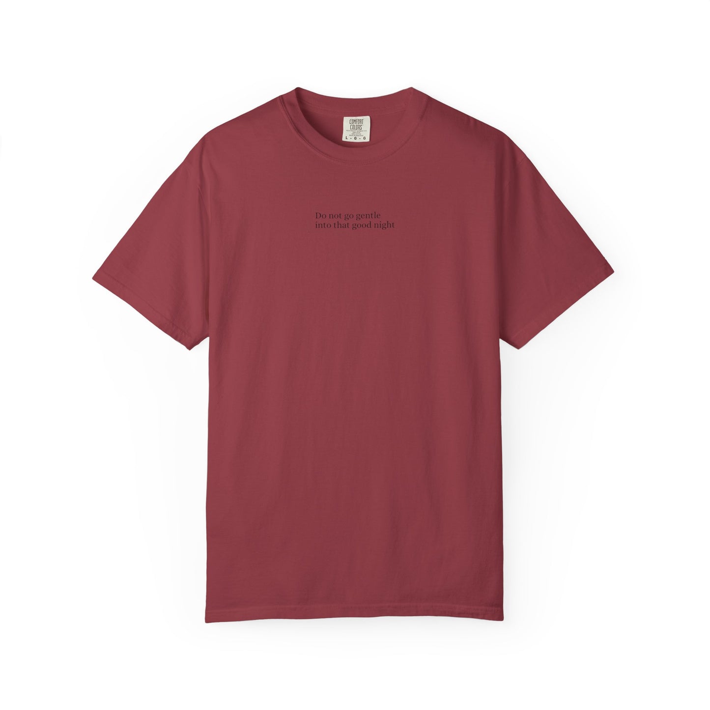Dylan Thomas Unisex Garment-Dyed T-Shirt - "Rage Against the Dying Light"