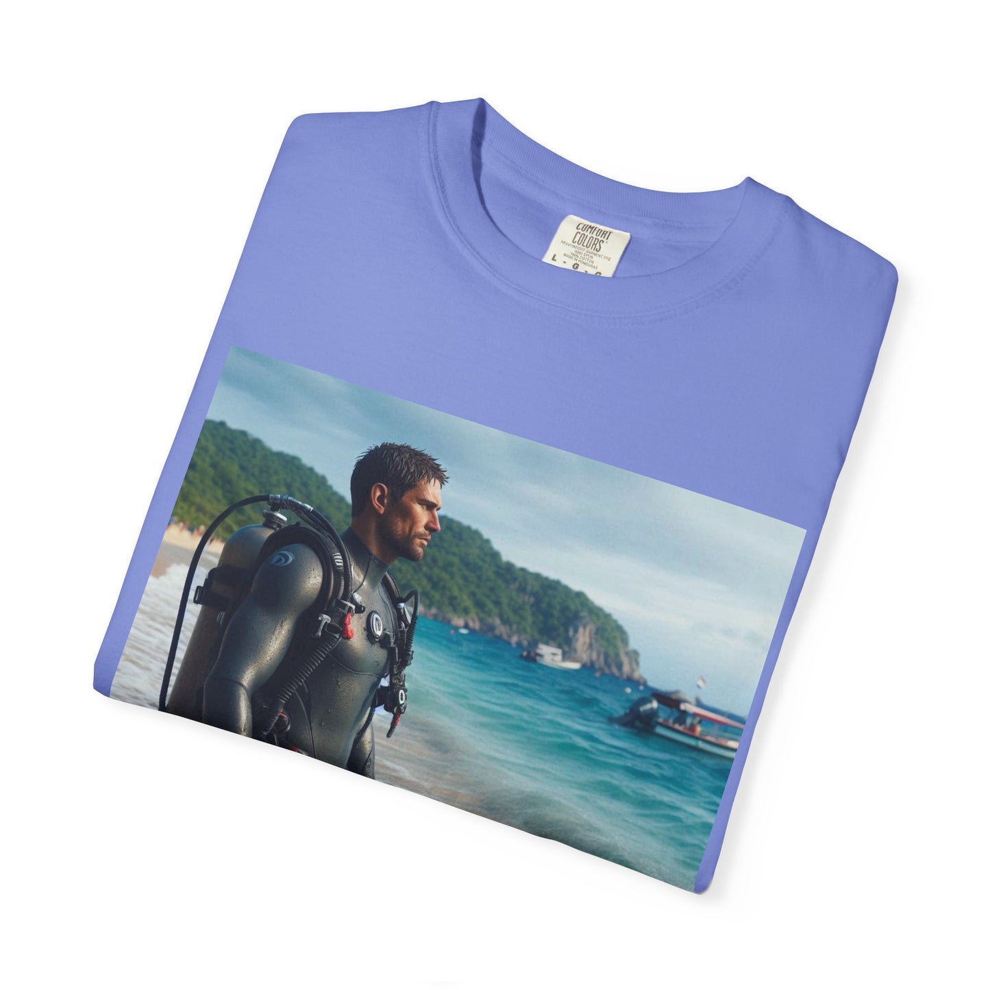 Diving Enthusiast T-Shirt, Scuba Dive Shirt, Summer Vacation Tee, Beachwear Gift, Ocean Lover Apparel, Dive Dive Dive Design