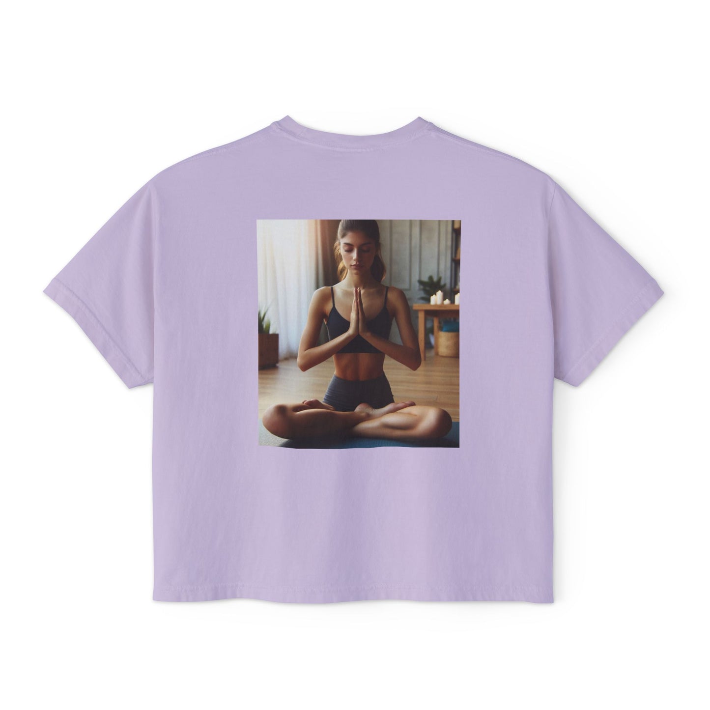 Serenity Prayer- Women's Boxy Tee - Inspirational Relaxed Fit Shirt