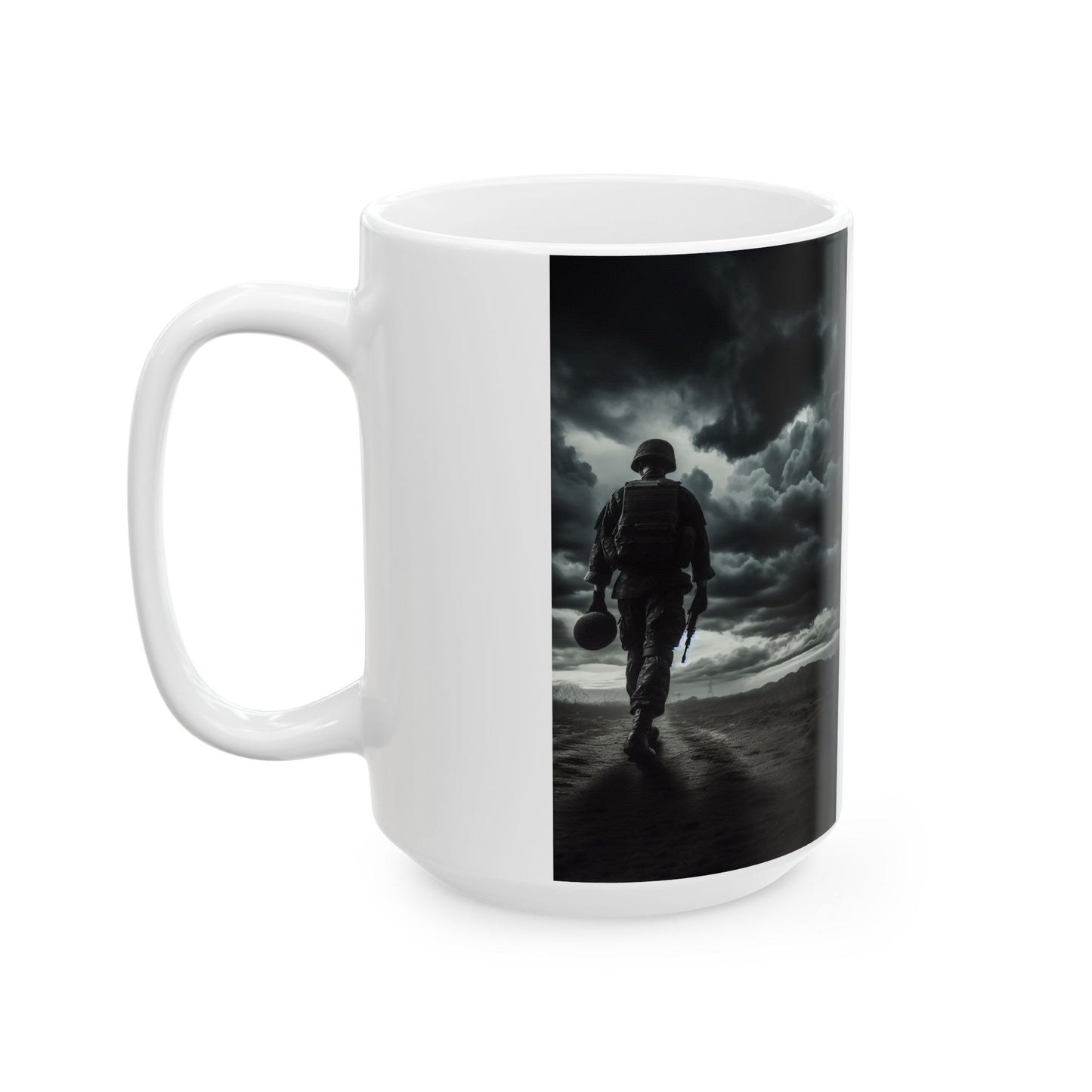 Soldier's only Mug - Heartfelt Gift for Veterans, Motivational Coffee Cup, Perfect for Memorials, Military Love, Home Decor