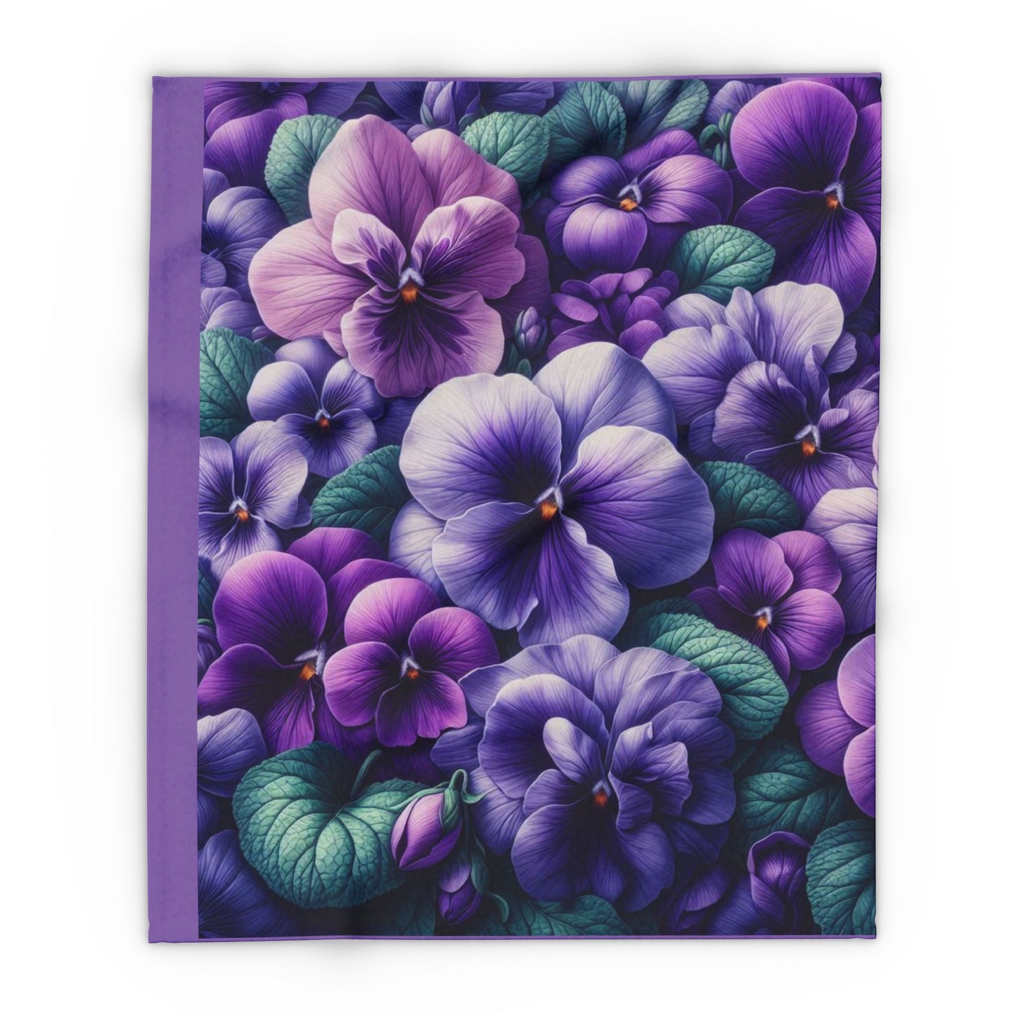 Vibrant Floral Fleece Blanket | Cozy Throw for Home Decor, Gift for Her, Flower Lover, Spring Decor, Lightweight Blanket