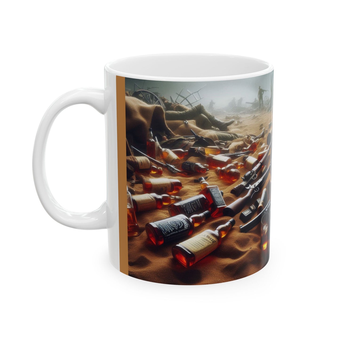 Whiskey Wars coffee mug-Hangover humor- Ceramic Mug - 11oz & 15oz, Unique Gift for the drinking man.