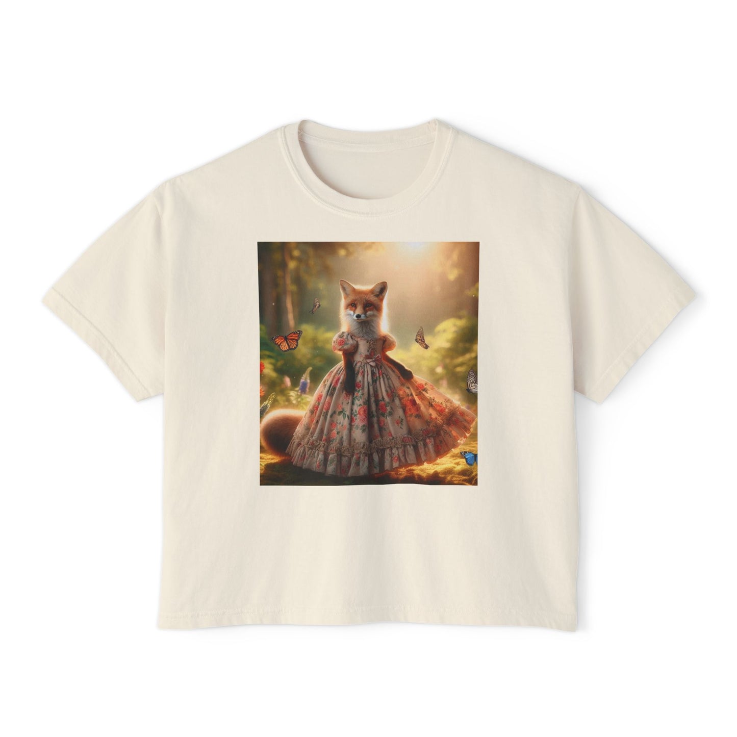 Foxy Lady Short T for women- Boxy Tee for Chicks
