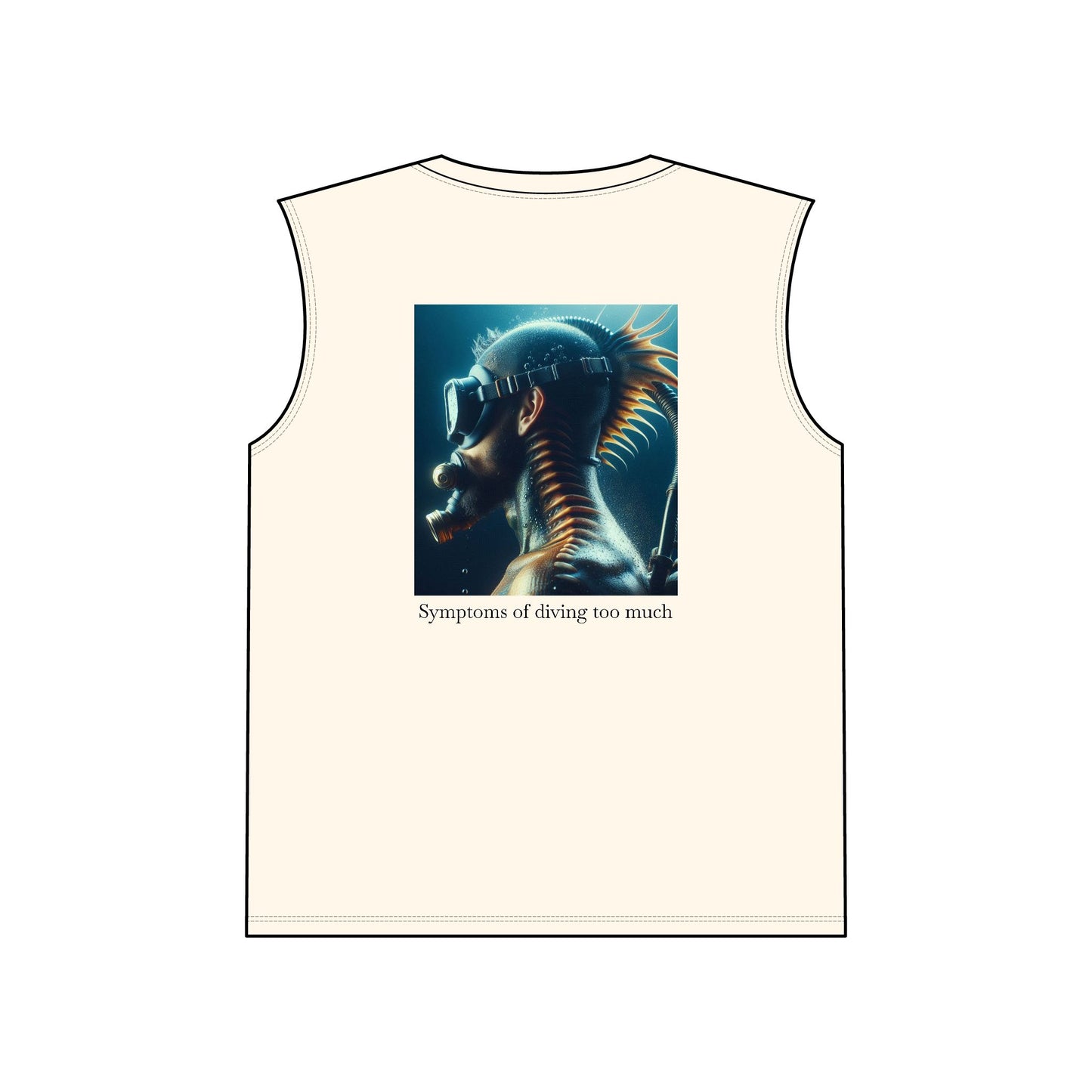 Symptoms of diving too much -Unisex Jersey Muscle Tank