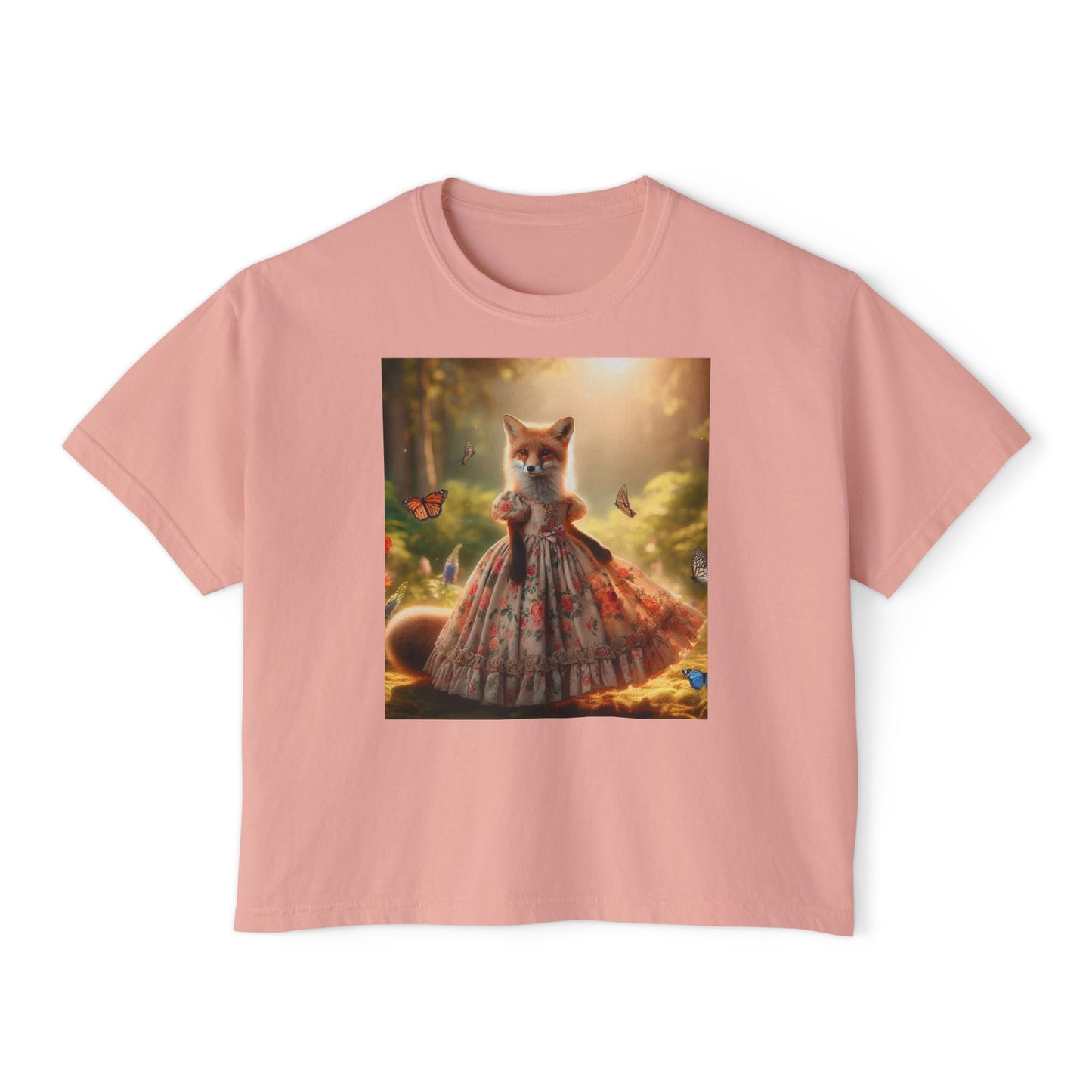 Foxy Lady Short T for women- Boxy Tee for Chicks