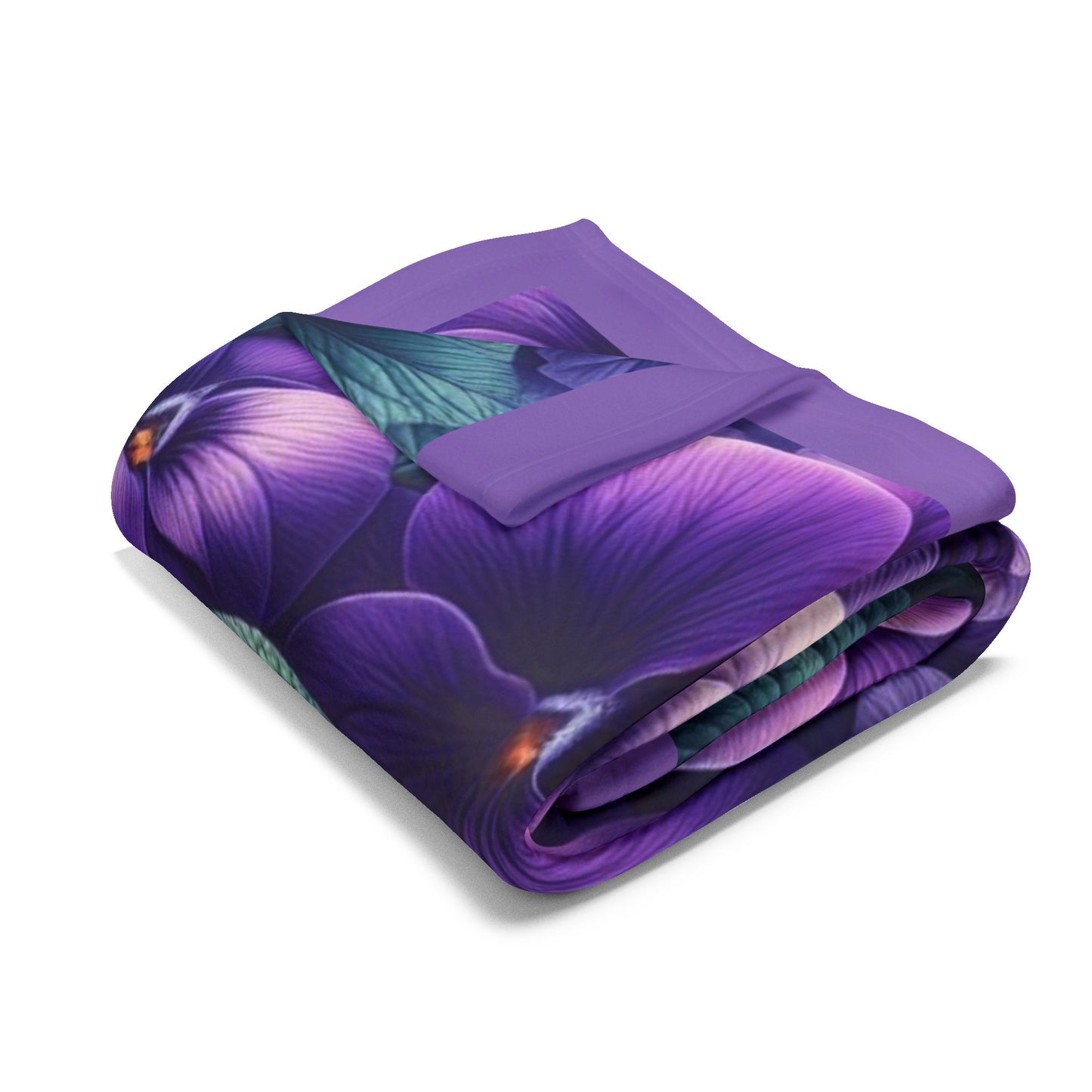 Vibrant Floral Fleece Blanket | Cozy Throw for Home Decor, Gift for Her, Flower Lover, Spring Decor, Lightweight Blanket