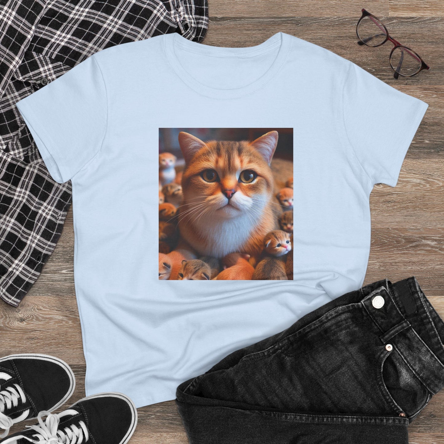 Cat Lady Tee Perfect Gift for Pet Owners, Cute & Cozy T-Shirt, Animal Lover Shirt, Funny Cat Lady Design, Casual Wear