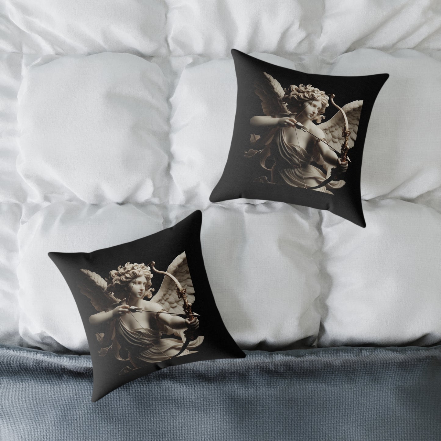 Cupid Square Poly Canvas Pillow
