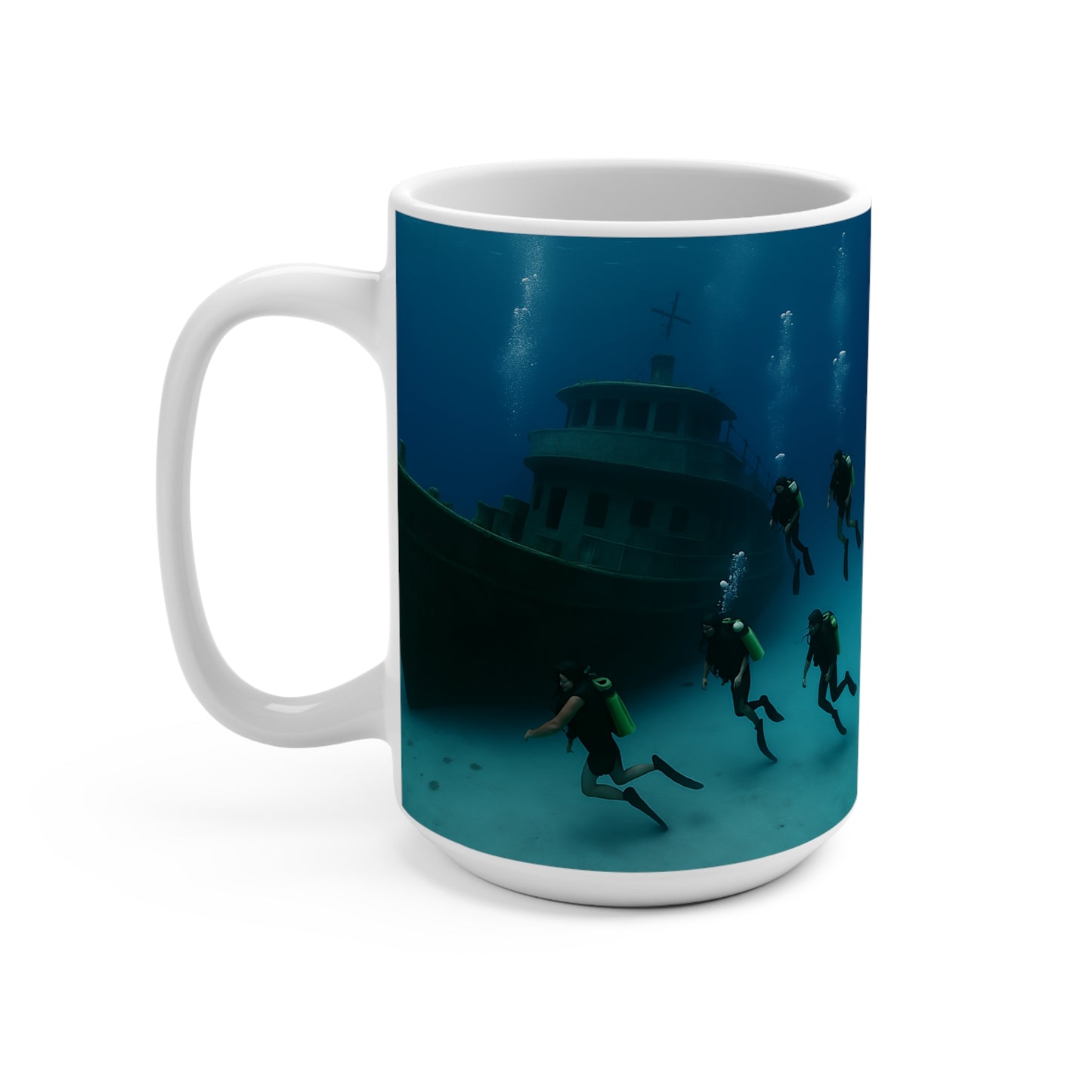 Wreck Diving Mug | Ocean Lover Gift | Scuba Diving Decor | Marine Adventure Coffee Cup | Fun Nautical Travel Mug | Water Sports Collector