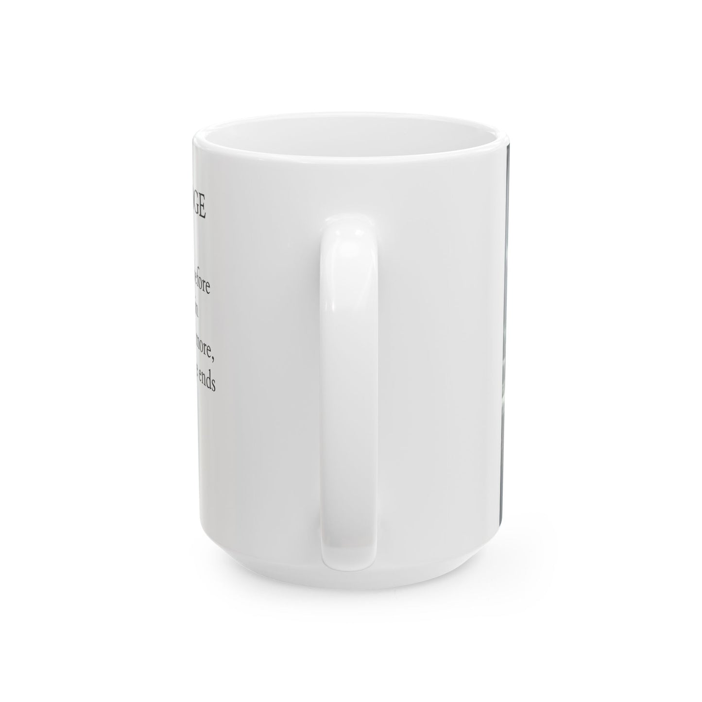 Soldier's only Mug - Heartfelt Gift for Veterans, Motivational Coffee Cup, Perfect for Memorials, Military Love, Home Decor