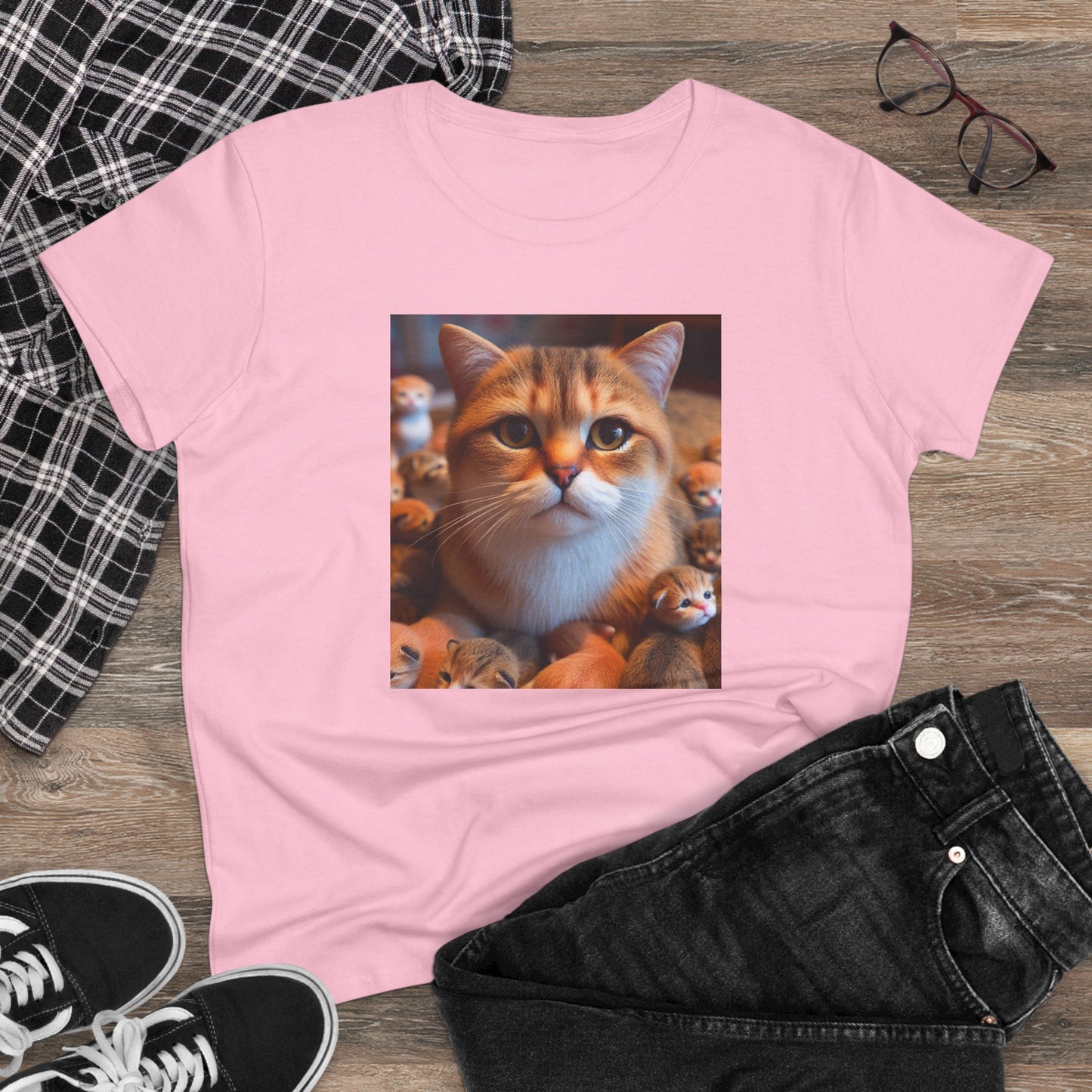 Cat Lady Tee Perfect Gift for Pet Owners, Cute & Cozy T-Shirt, Animal Lover Shirt, Funny Cat Lady Design, Casual Wear