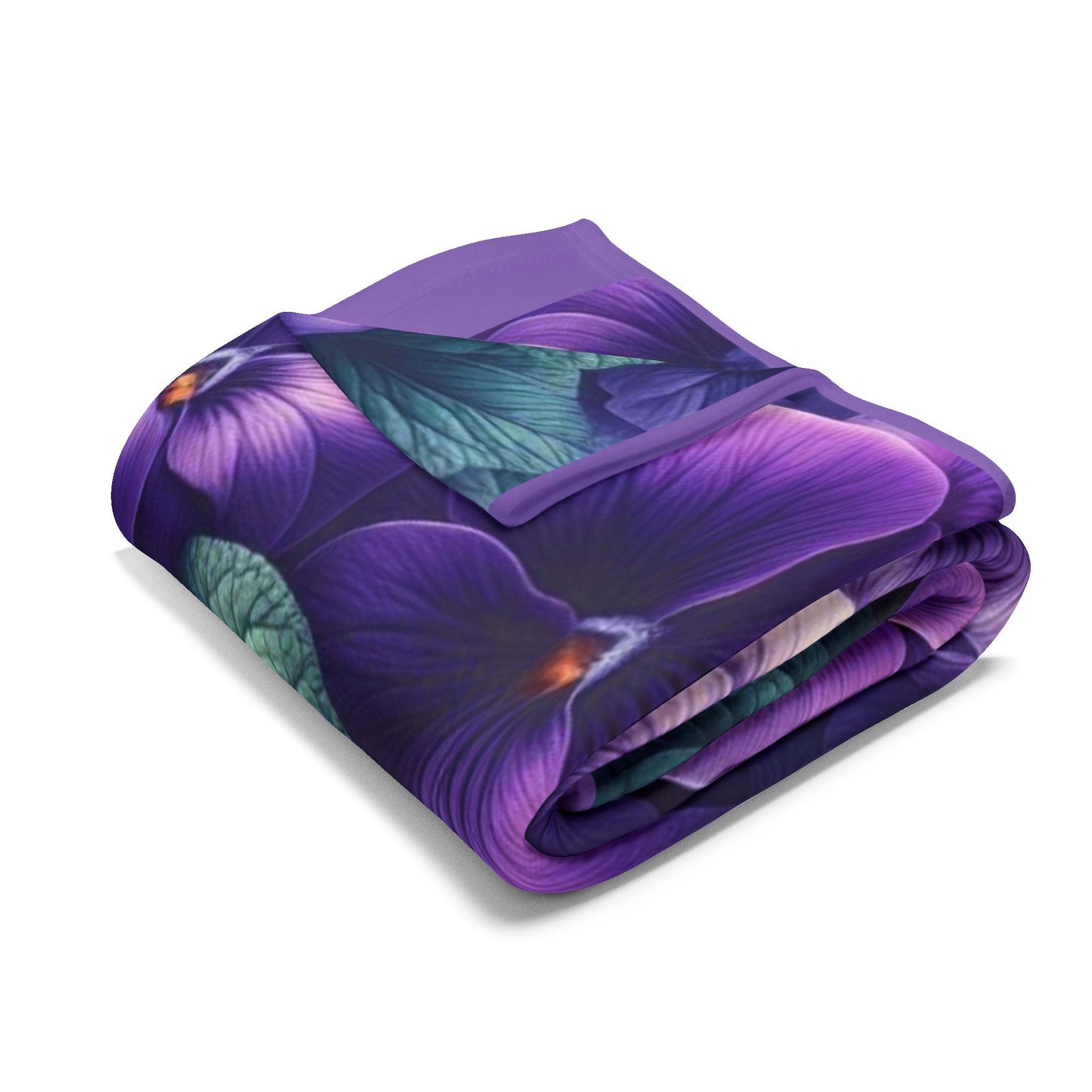 Vibrant Floral Fleece Blanket | Cozy Throw for Home Decor, Gift for Her, Flower Lover, Spring Decor, Lightweight Blanket