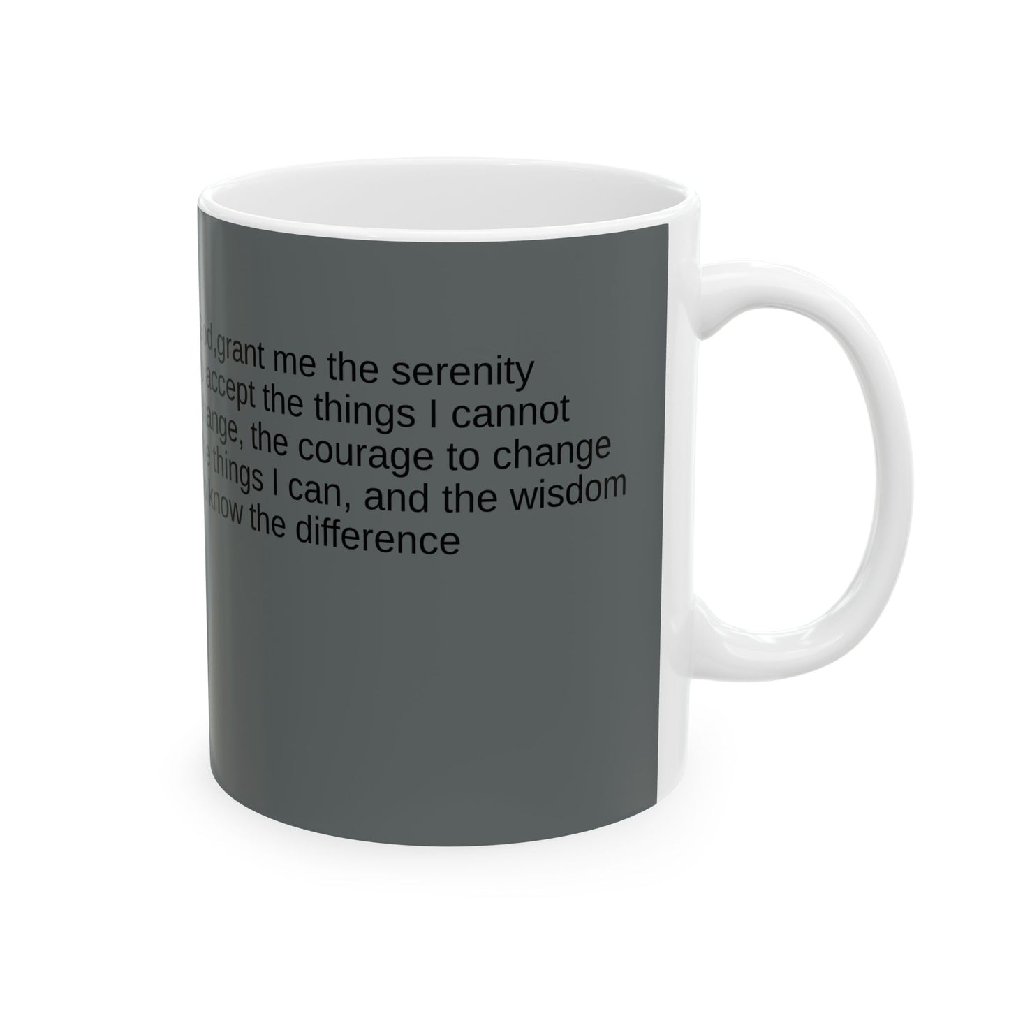 The serenity prayer-Inspirational Ceramic Mug, Motivational Coffee Cup, Affirmation Mug, Mindfulness Gift for Yogis, Self-Care, Meditation Lover