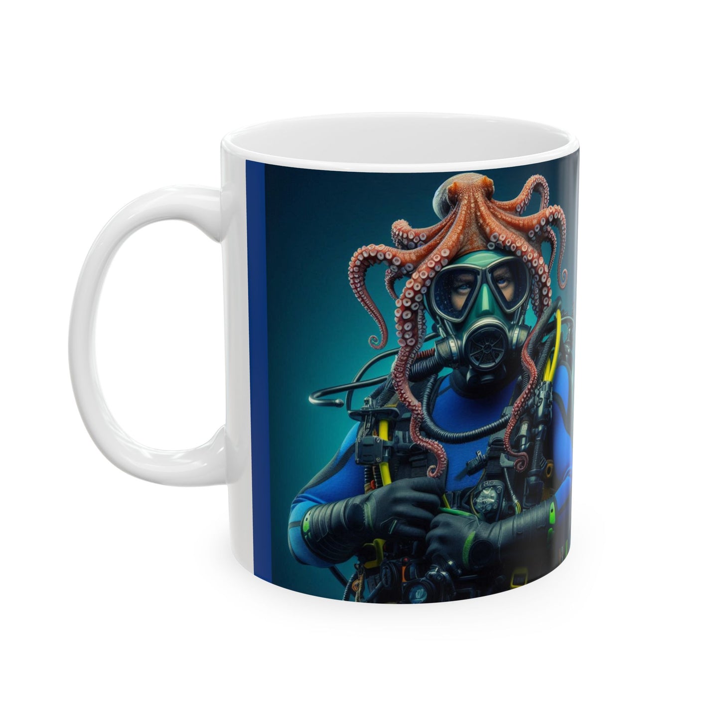 My dive buddy- Ceramic Mug – Unique Gift for divers, , Ocean Lovers, Home Decor