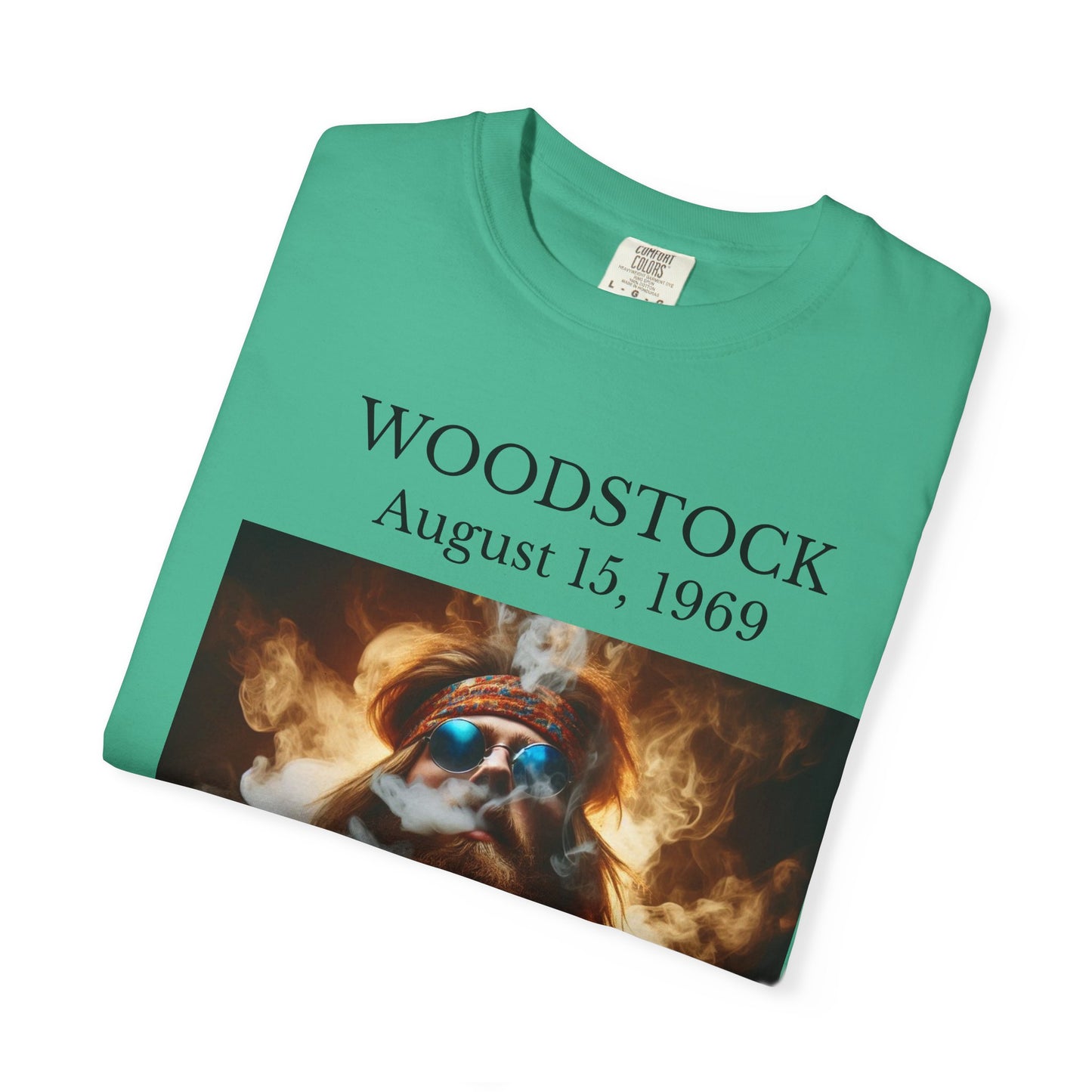 Woodstock 1969 Unisex Garment-Dyed T-shirt - Retro Festival Tee