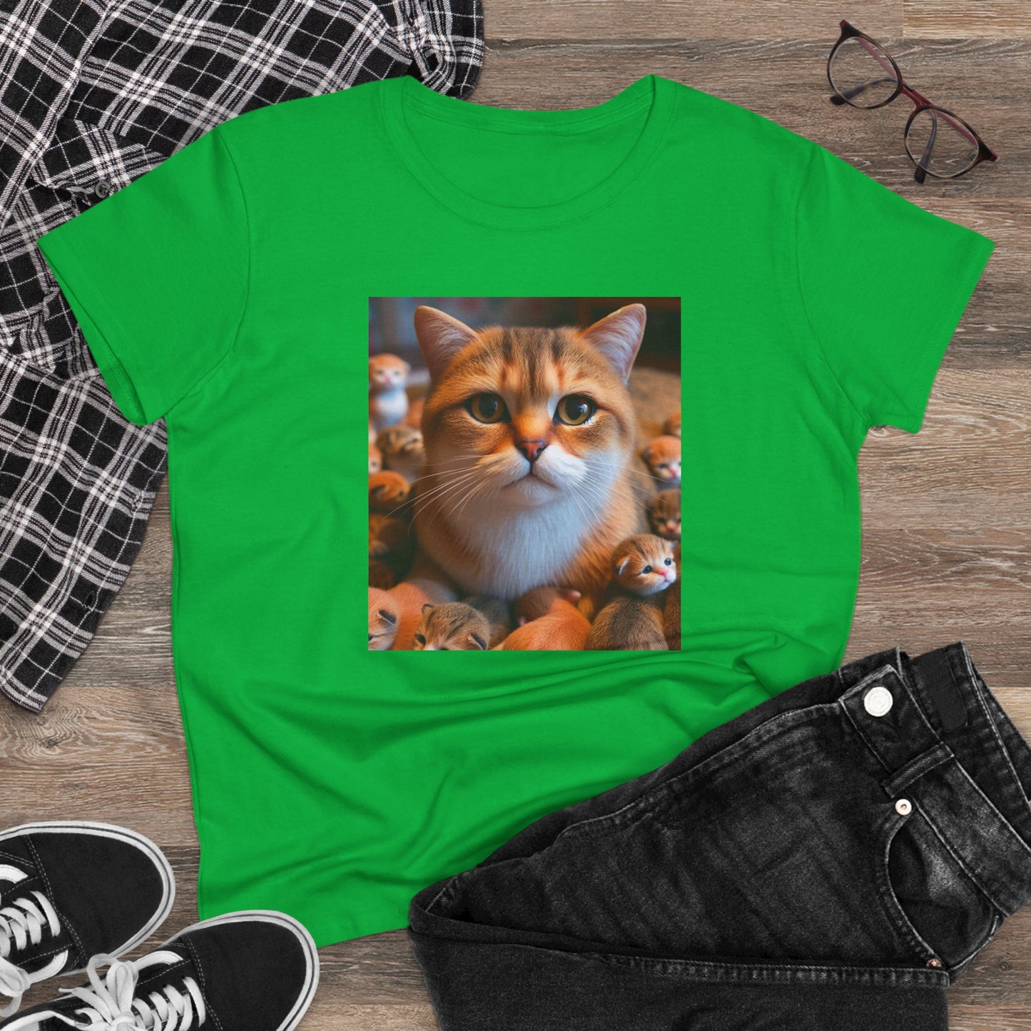 Cat Lady Tee Perfect Gift for Pet Owners, Cute & Cozy T-Shirt, Animal Lover Shirt, Funny Cat Lady Design, Casual Wear