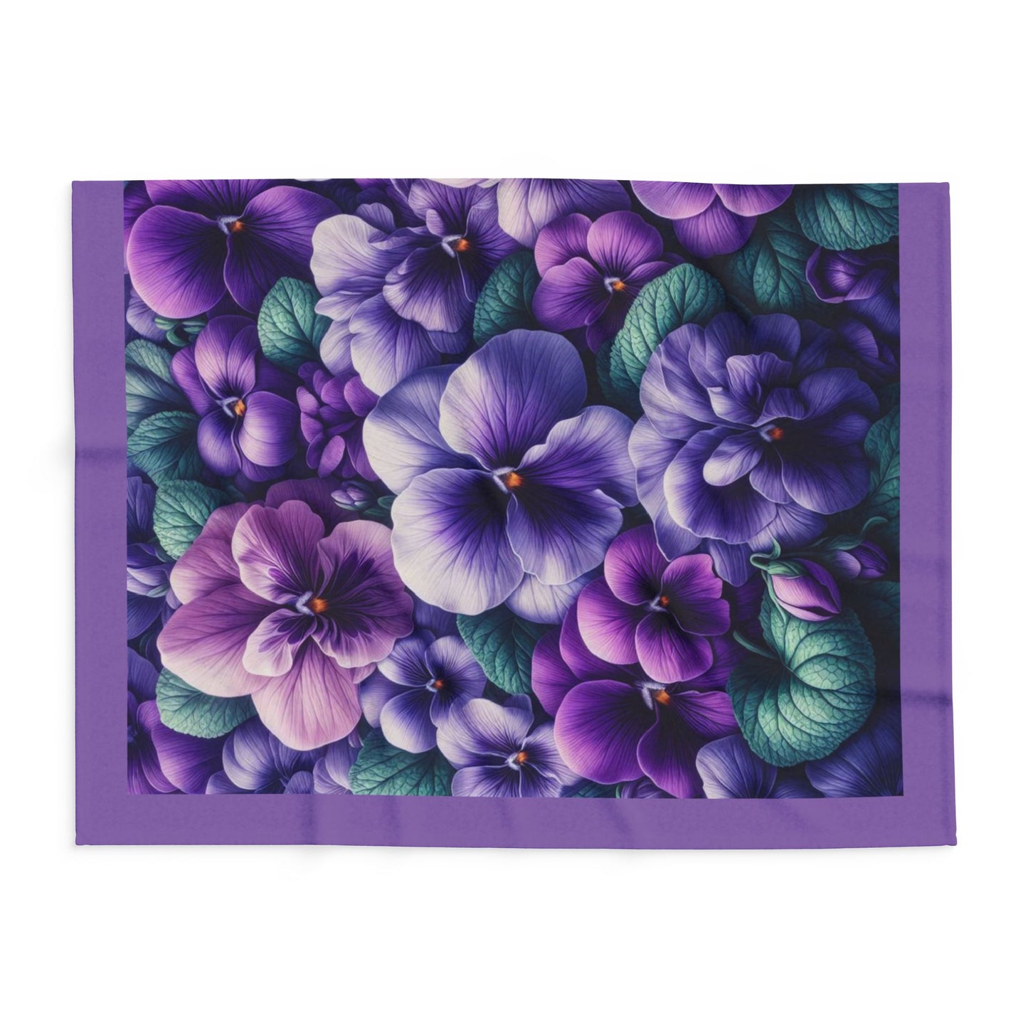 Vibrant Floral Fleece Blanket | Cozy Throw for Home Decor, Gift for Her, Flower Lover, Spring Decor, Lightweight Blanket