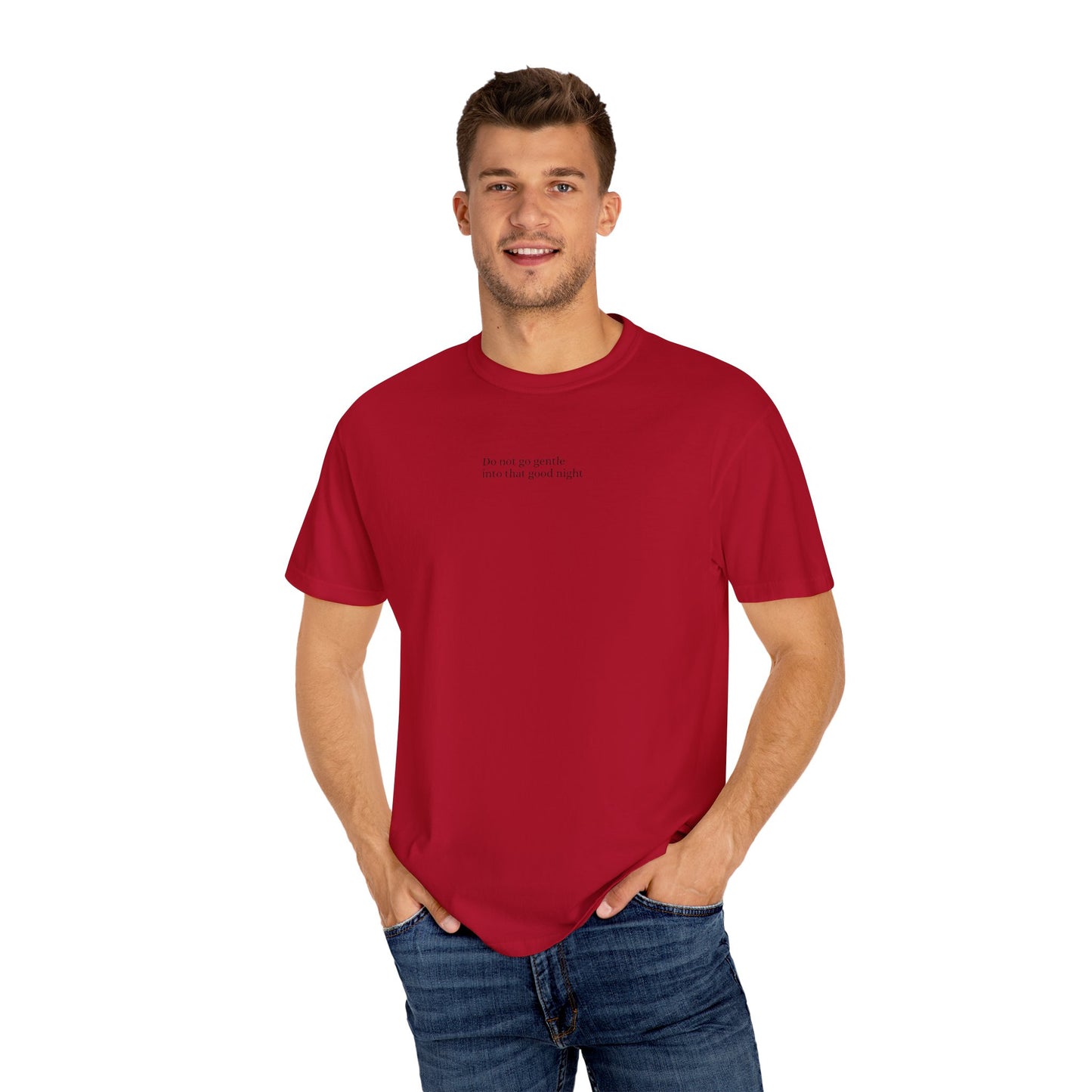 Dylan Thomas Unisex Garment-Dyed T-Shirt - "Rage Against the Dying Light"