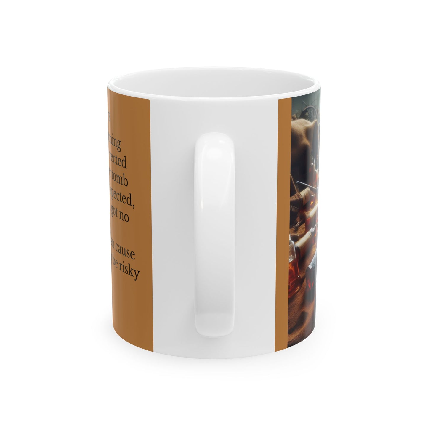 Whiskey Wars coffee mug-Hangover humor- Ceramic Mug - 11oz & 15oz, Unique Gift for the drinking man.