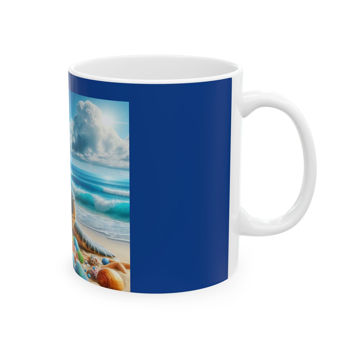 Stunning Sea Turtle Ceramic Mug, Ocean Lover Gift, Beach Decor, Unique Coffee Mug, Nature Enthusiast, Eco-Friendly Drinkware