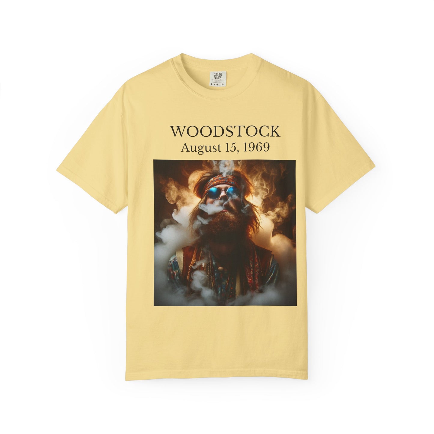 Woodstock 1969 Unisex Garment-Dyed T-shirt - Retro Festival Tee