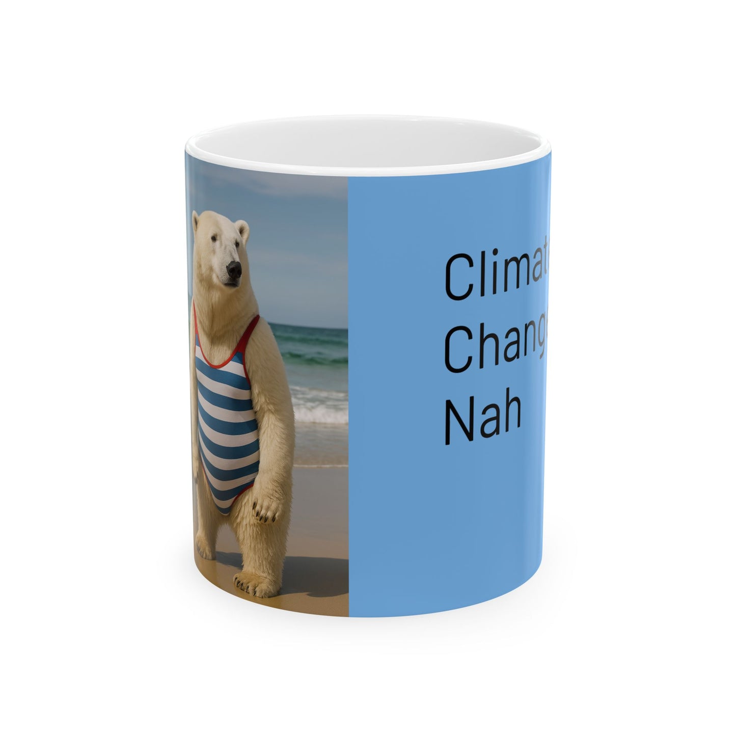 Climate Change Polar Bear Mug with Catchy Climate Message | Cute Coffee Cup for Nature Lovers, Gifts for Environmentalists, Funny Drinkware, [...]