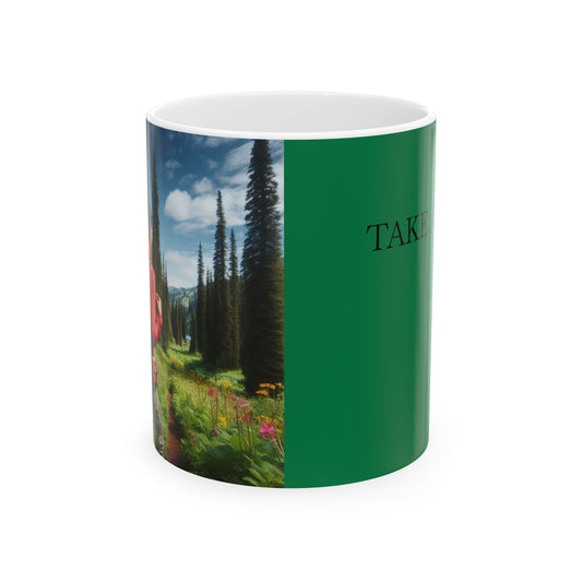 Take a hike-Nature-Inspired Ceramic Mug, Perfect for Coffee Lovers, Gift for Outdoorsy Friends, Unique Home Decor, Travel Souvenir