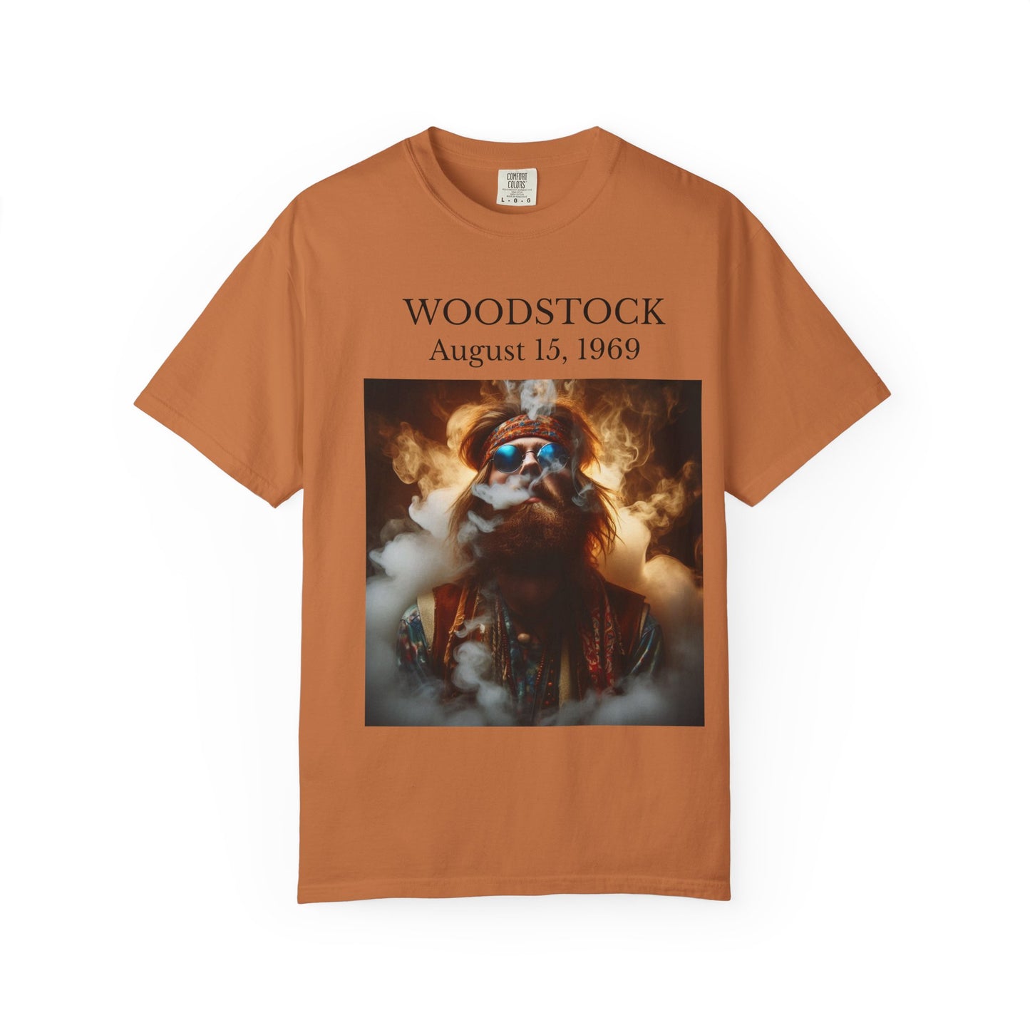Woodstock 1969 Unisex Garment-Dyed T-shirt - Retro Festival Tee