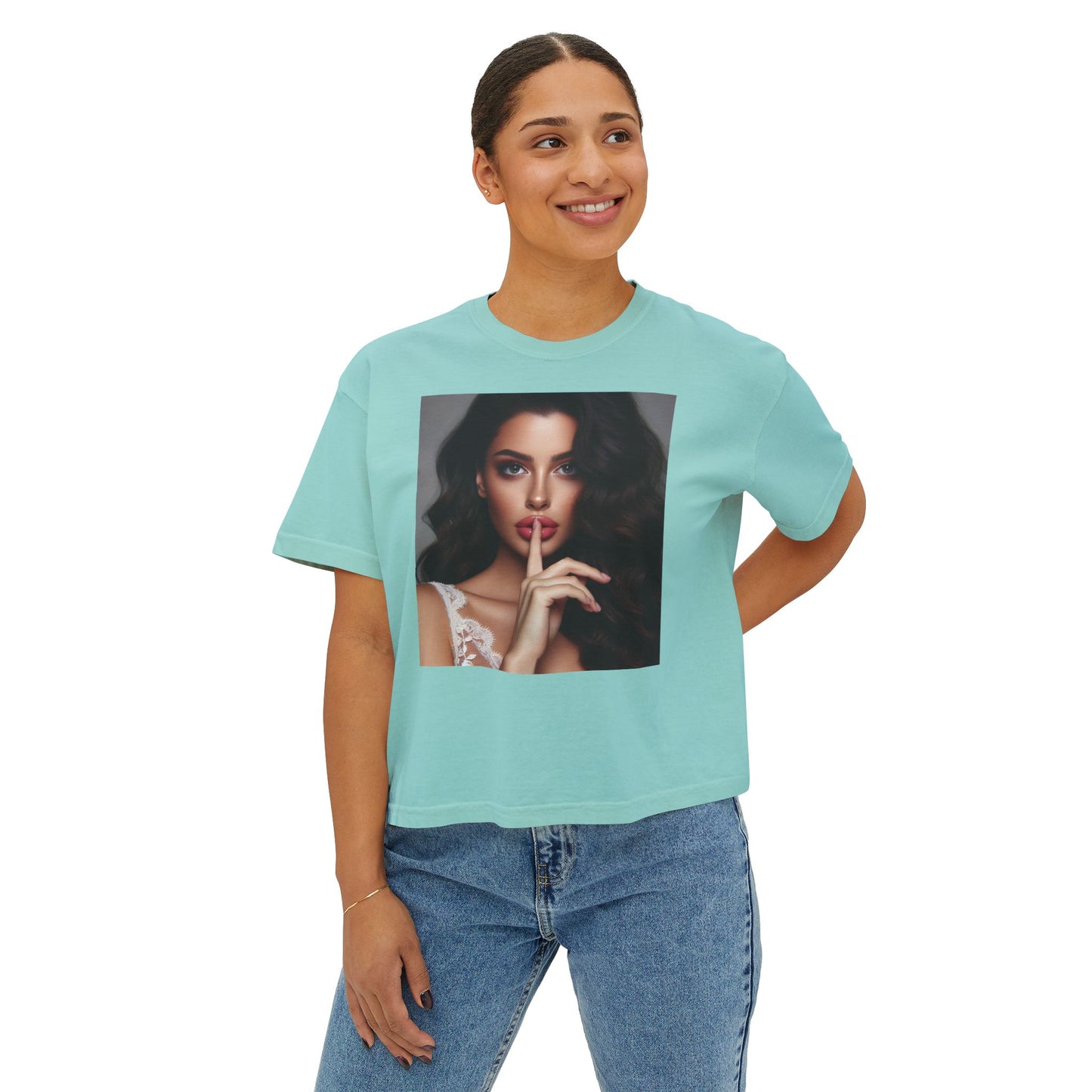 Don't Tell Women's Boxy Tee with Chic Design, Casual Comfort Tee, Trendy Graphic Top, Summer T-Shirt, Stylish Everyday Wear, Gift for [...]