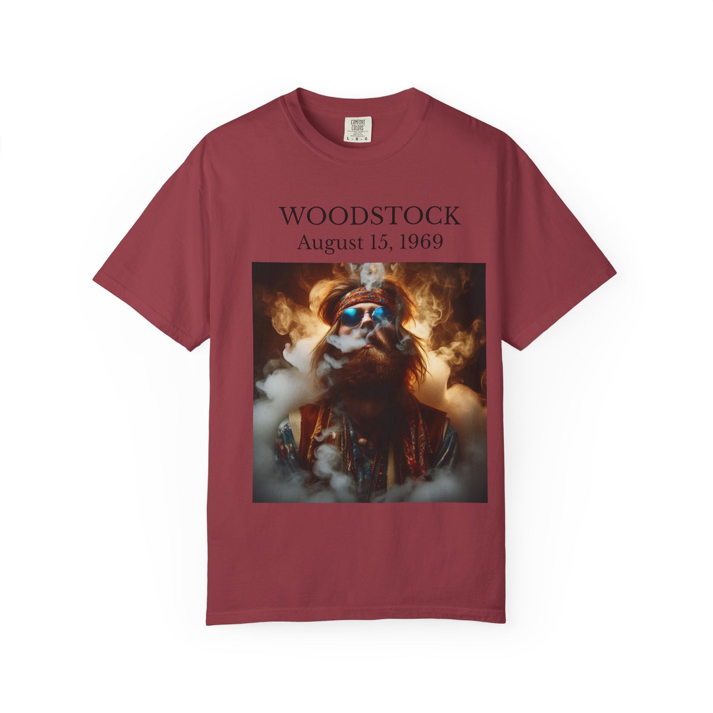 Woodstock 1969 Unisex Garment-Dyed T-shirt - Retro Festival Tee