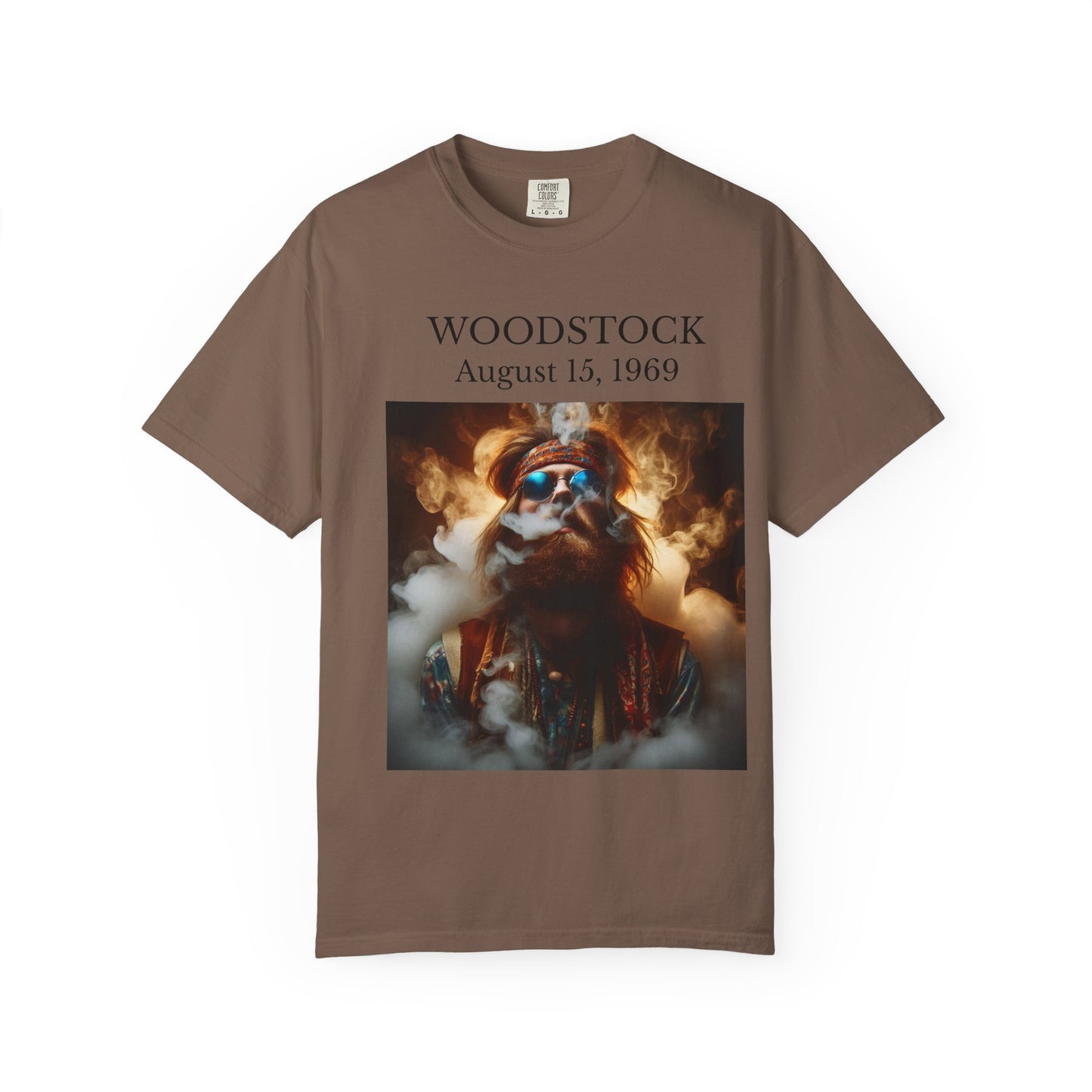 Woodstock 1969 Unisex Garment-Dyed T-shirt - Retro Festival Tee