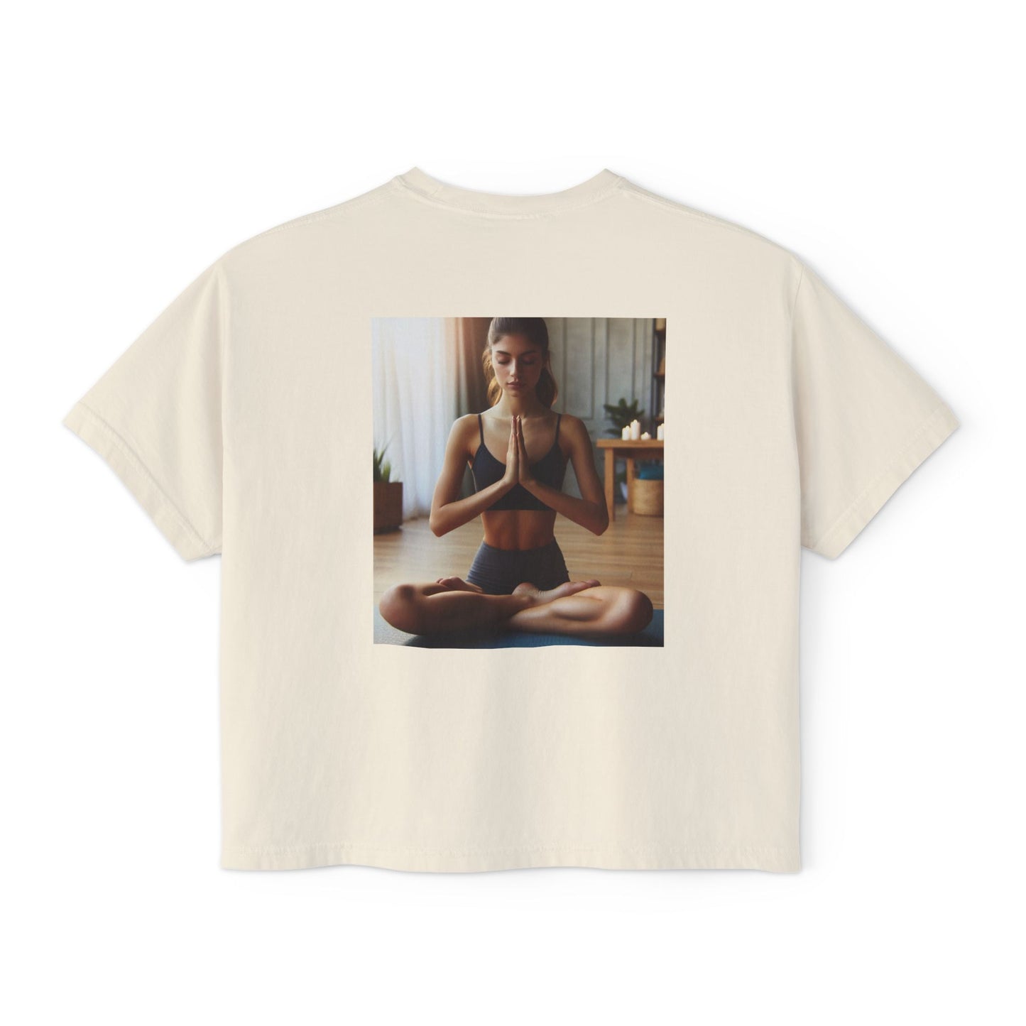 Serenity Prayer- Women's Boxy Tee - Inspirational Relaxed Fit Shirt