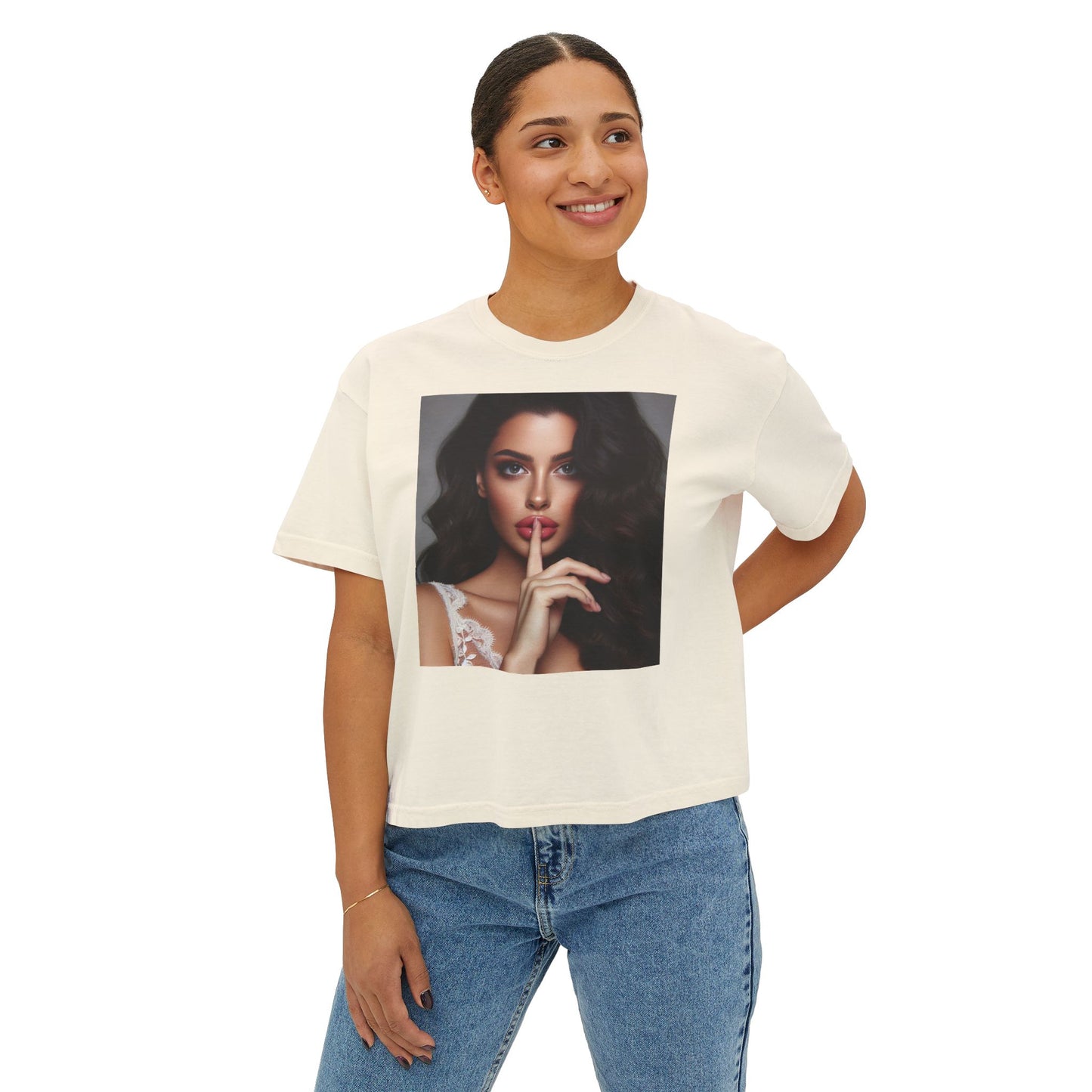 Don't Tell Women's Boxy Tee with Chic Design, Casual Comfort Tee, Trendy Graphic Top, Summer T-Shirt, Stylish Everyday Wear, Gift for [...]
