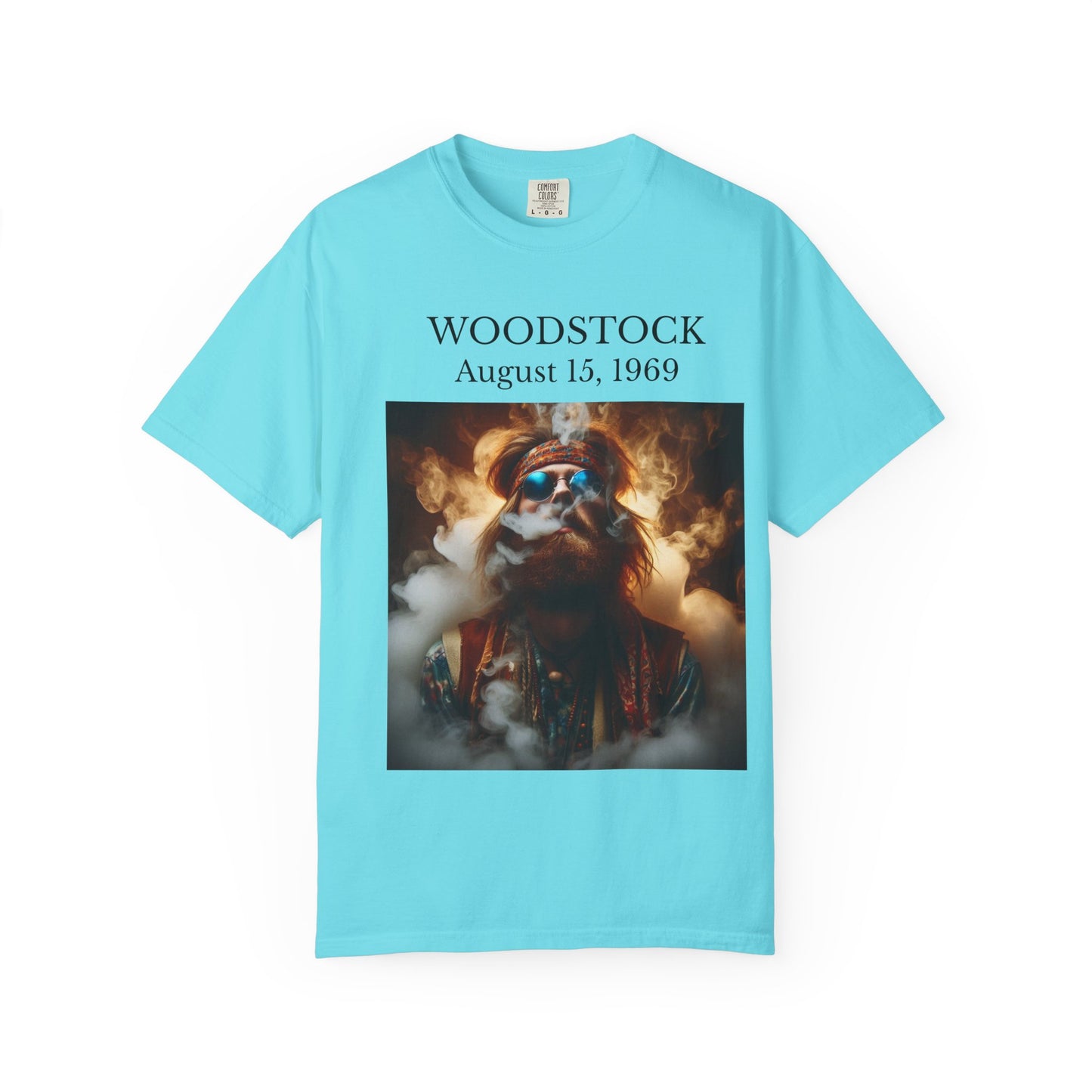 Woodstock 1969 Unisex Garment-Dyed T-shirt - Retro Festival Tee